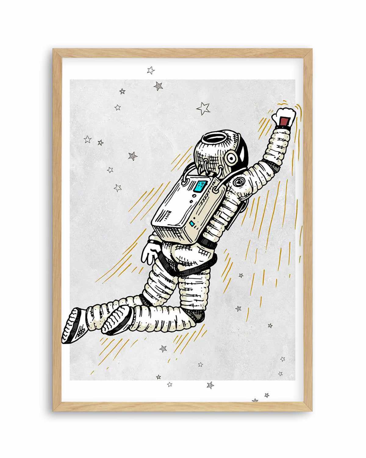 Astro Party II Art Print