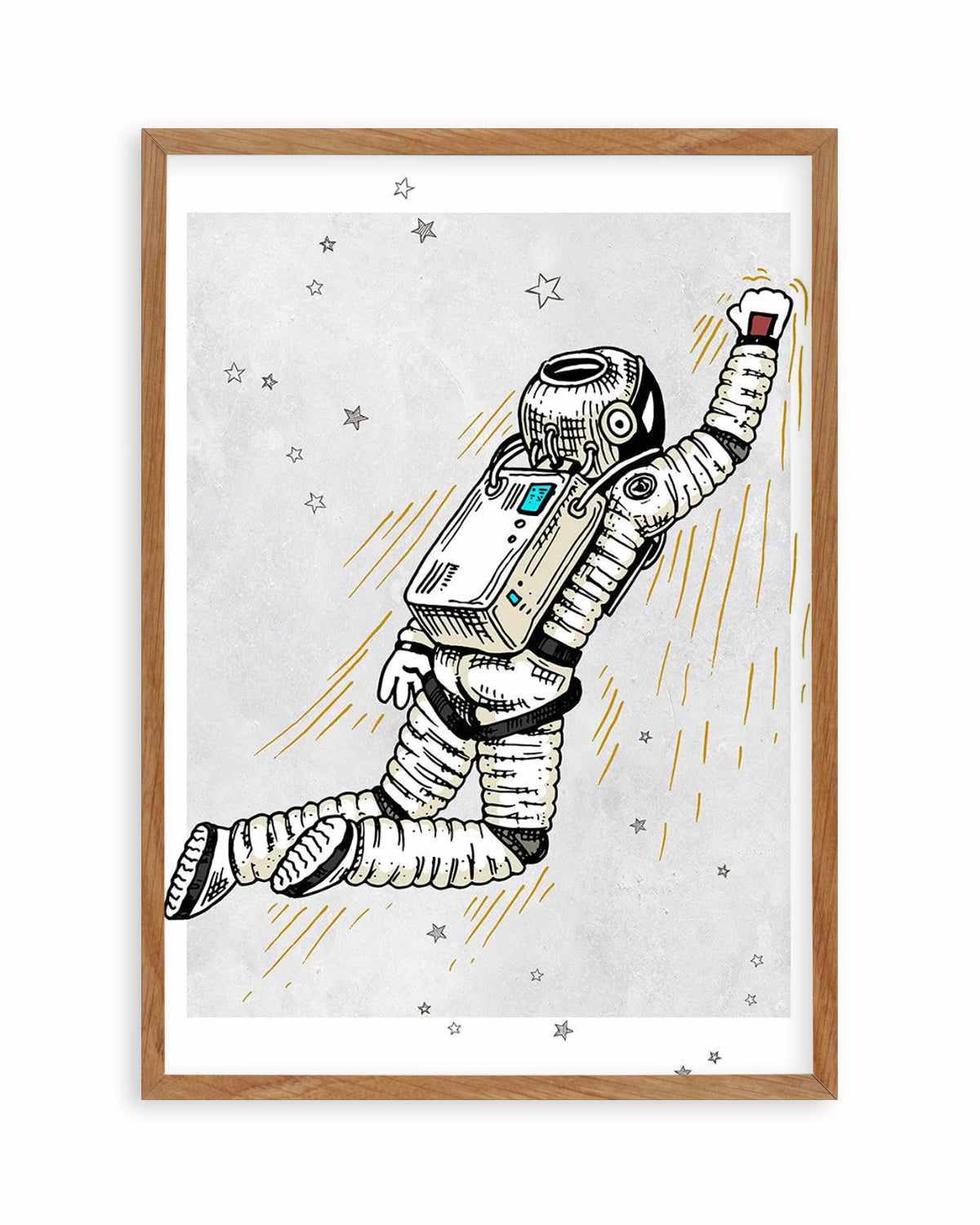 Astro Party II Art Print