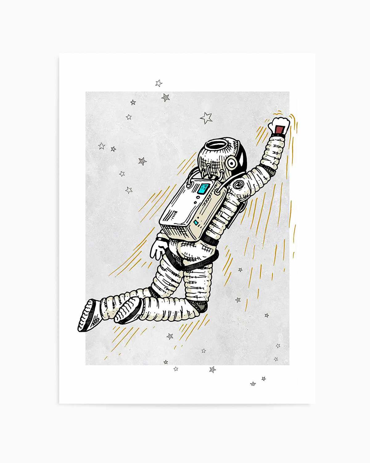 Astro Party II Art Print