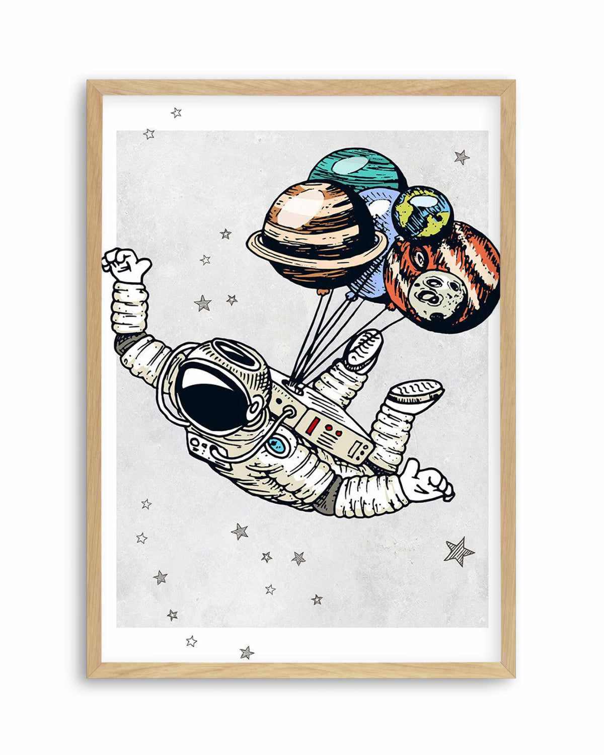 Astro Party III Art Print