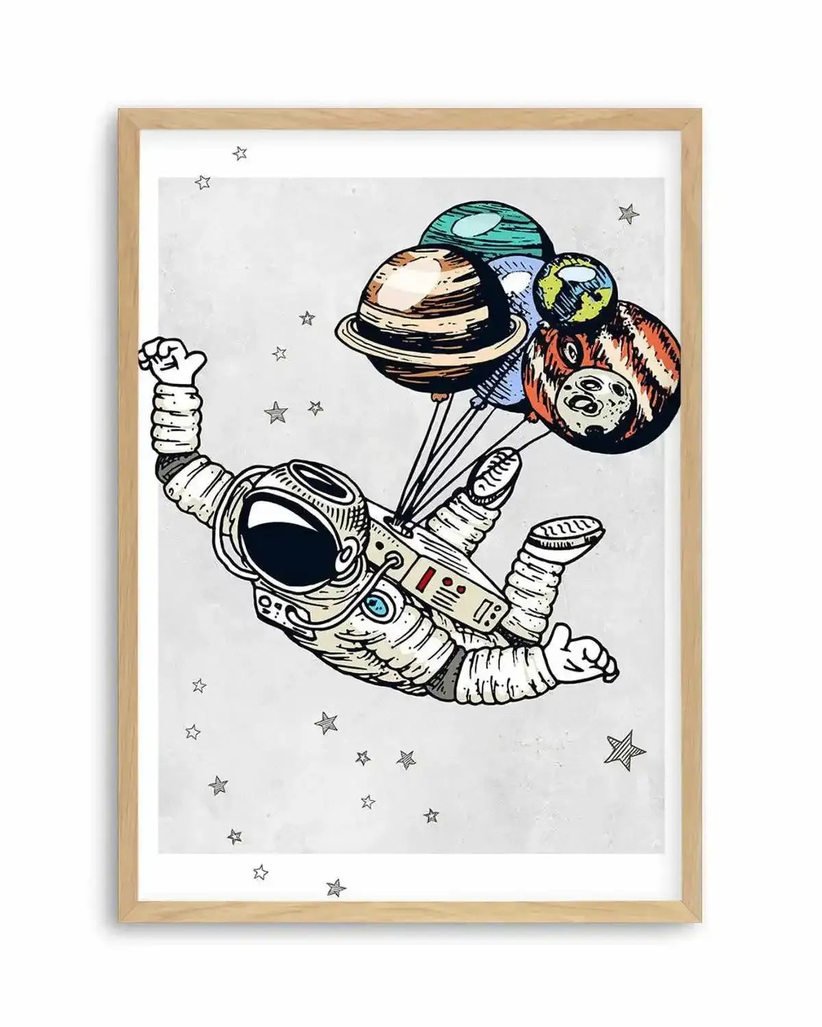Astro Party III Art Print from Olive et Oriel where you can shop wallpaper and artworks online