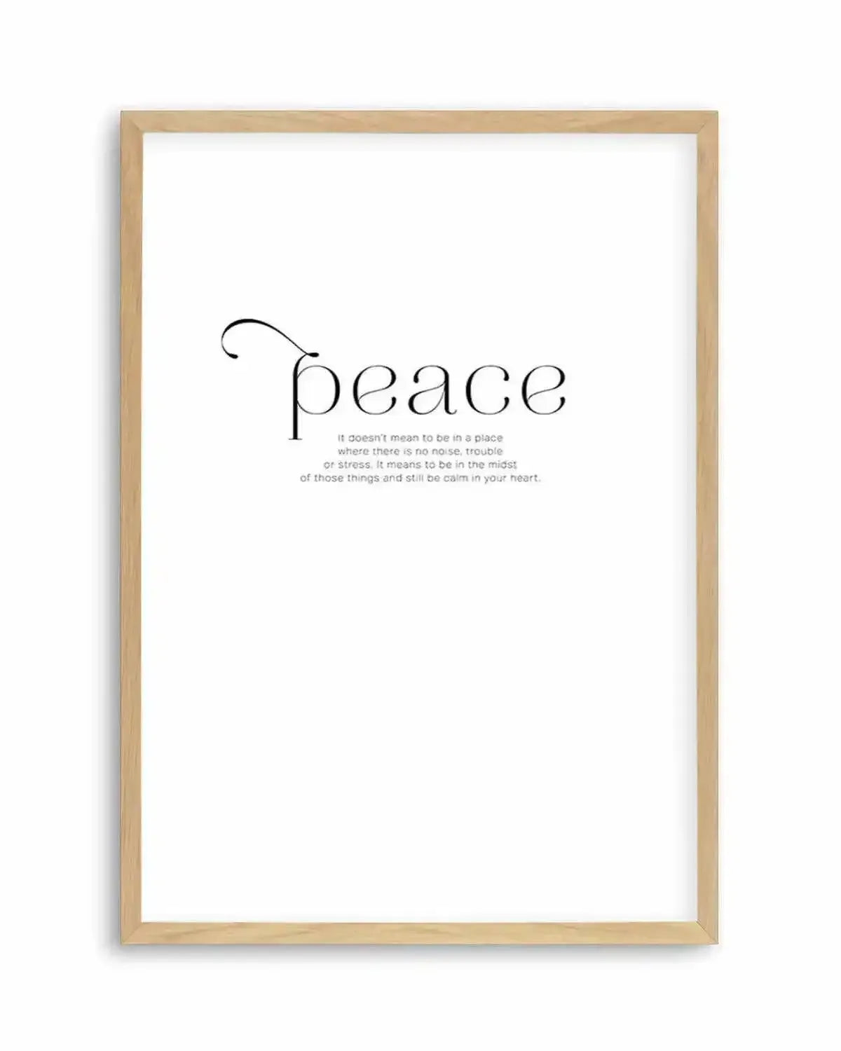 At Peace Art Print from Olive et Oriel where you can shop wallpaper and artworks online