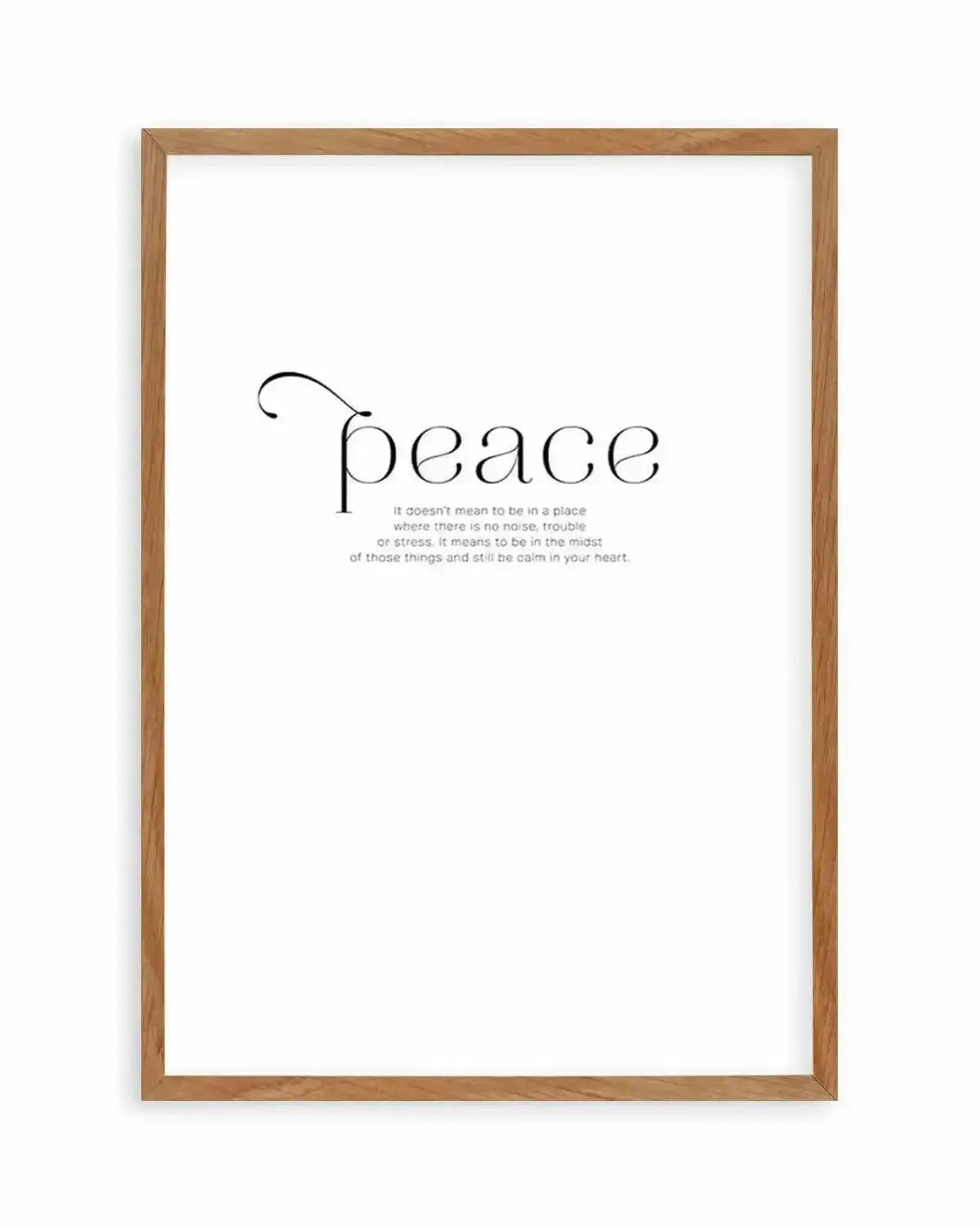 At Peace Art Print from Olive et Oriel where you can shop wallpaper and artworks online