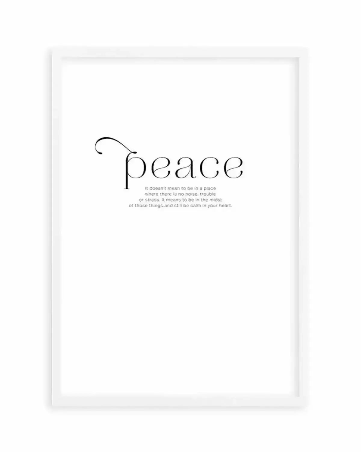 At Peace Art Print from Olive et Oriel where you can shop wallpaper and artworks online