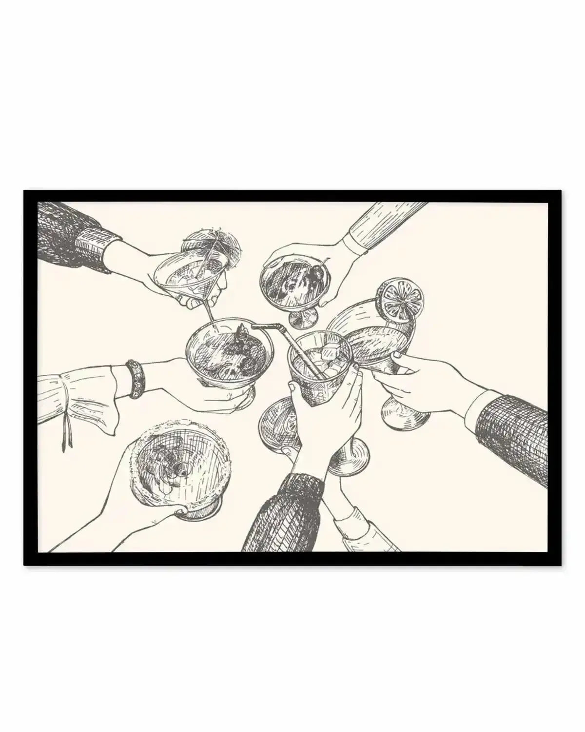 At The Bar Art Print from Olive et Oriel where you can shop wallpaper and artworks online