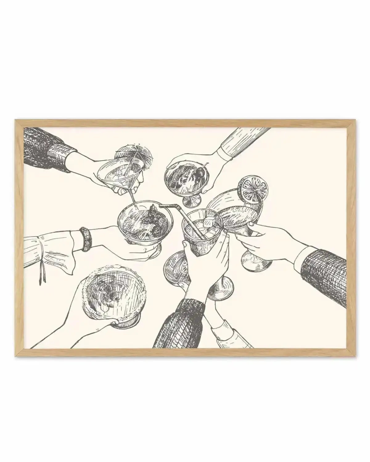 At The Bar Art Print from Olive et Oriel where you can shop wallpaper and artworks online