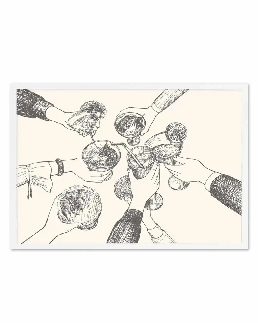 At The Bar Art Print from Olive et Oriel where you can shop wallpaper and artworks online