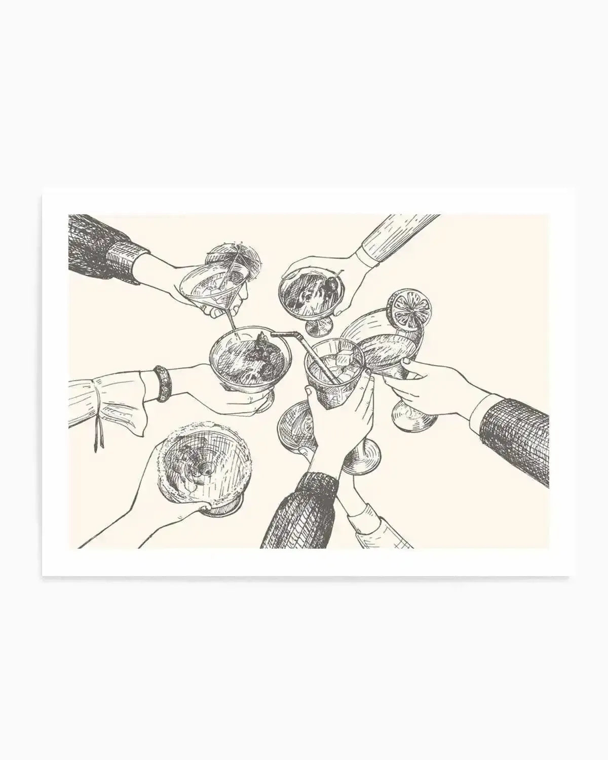 At The Bar Art Print from Olive et Oriel where you can shop wallpaper and artworks online