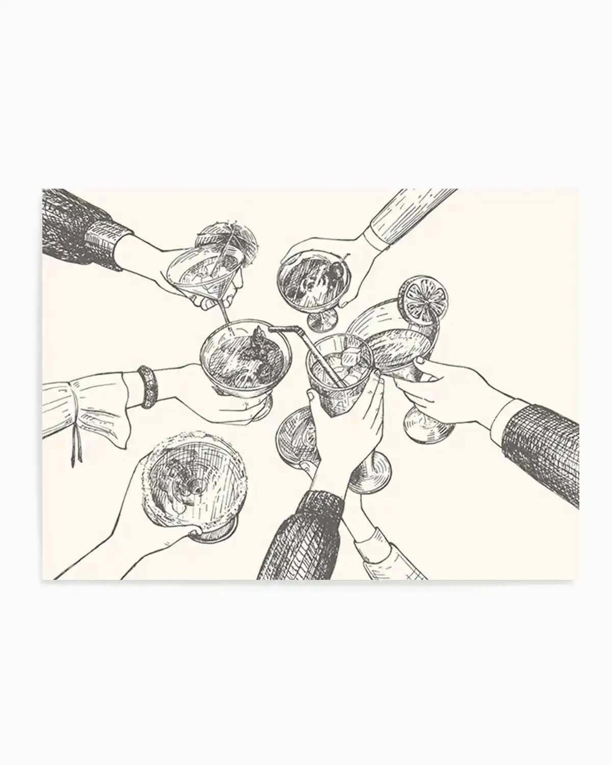 At The Bar Art Print from Olive et Oriel where you can shop wallpaper and artworks online