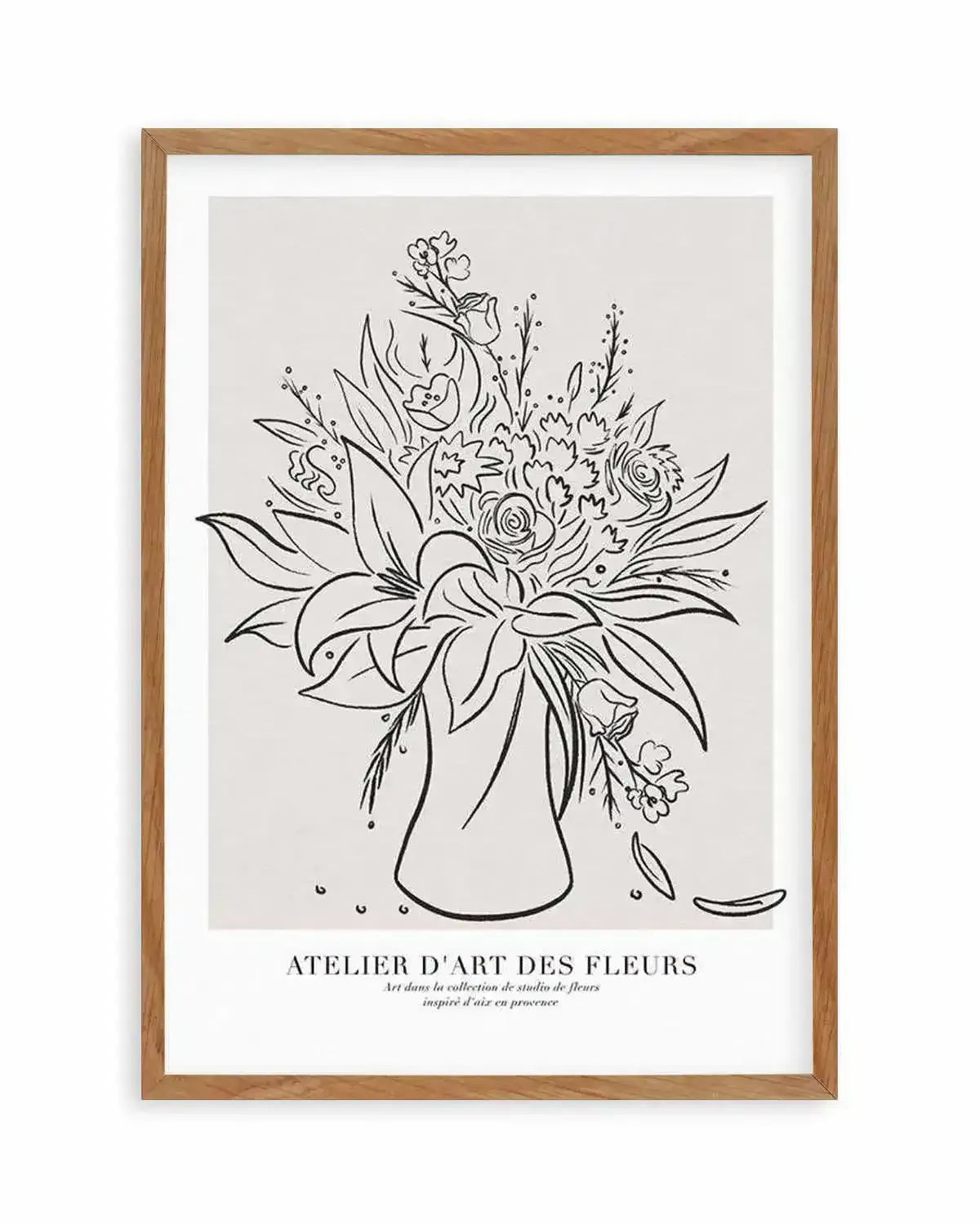 Atelier D'art Des Fleurs Art Print from Olive et Oriel where you can shop wallpaper and artworks online
