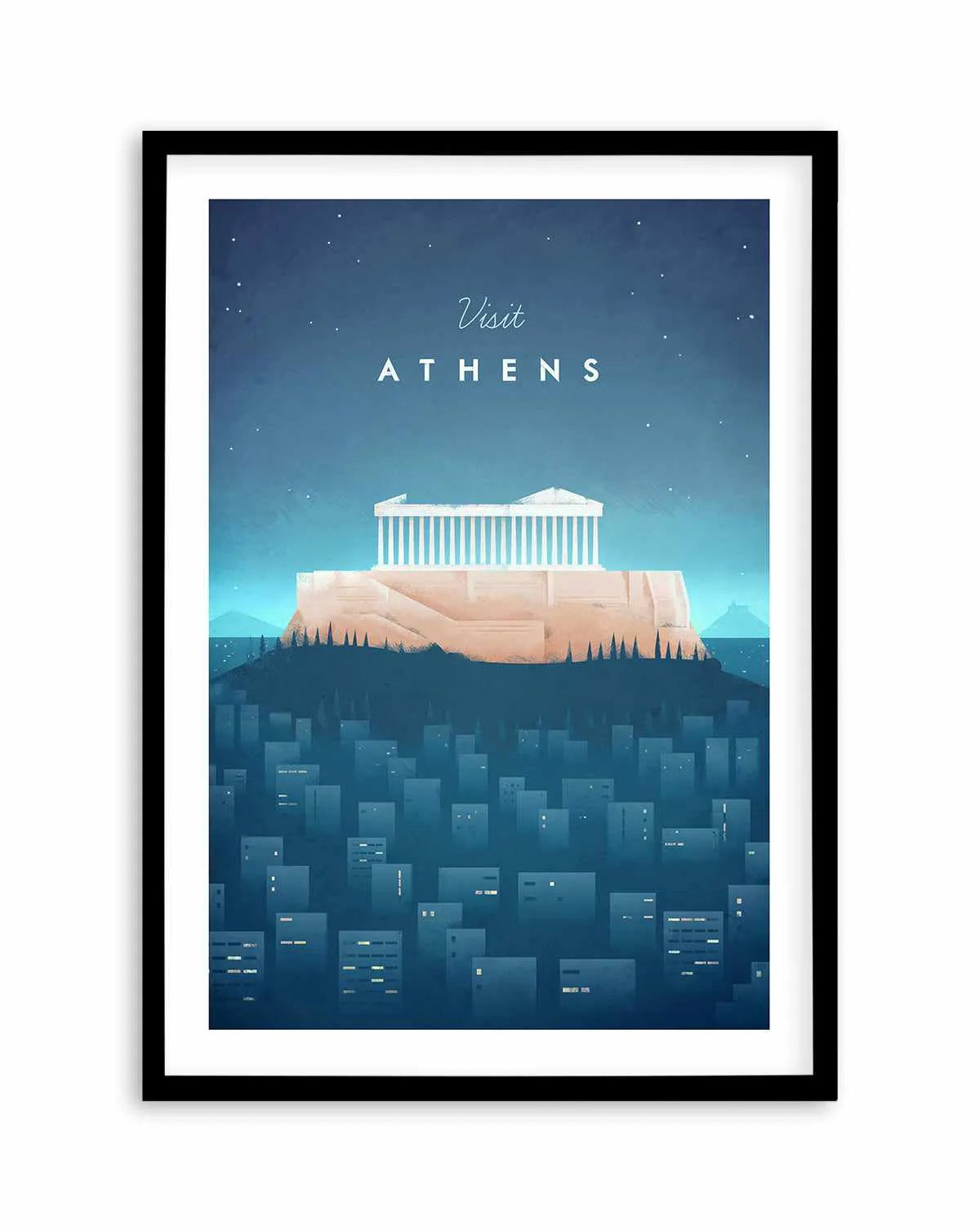 Athens by Henry Rivers Art Print from Olive et Oriel where you can shop wallpaper and artworks online