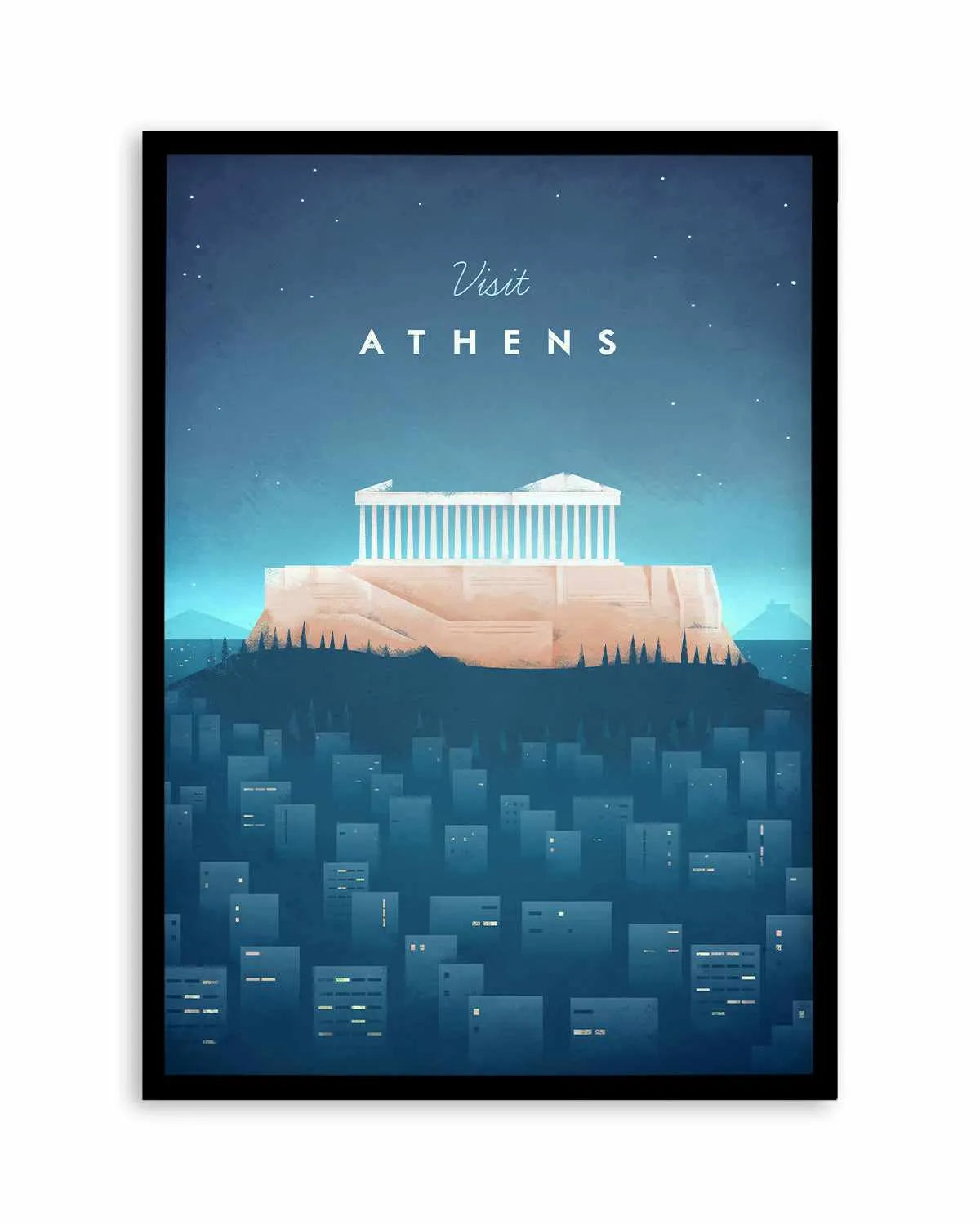 Athens by Henry Rivers Art Print from Olive et Oriel where you can shop wallpaper and artworks online
