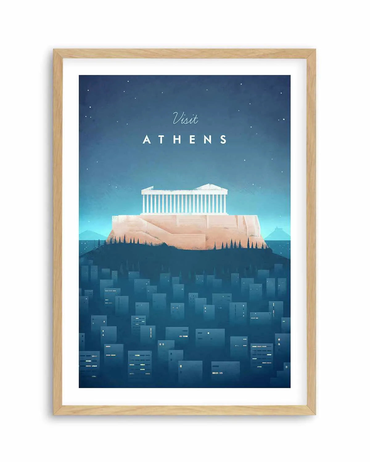 Athens by Henry Rivers Art Print from Olive et Oriel where you can shop wallpaper and artworks online