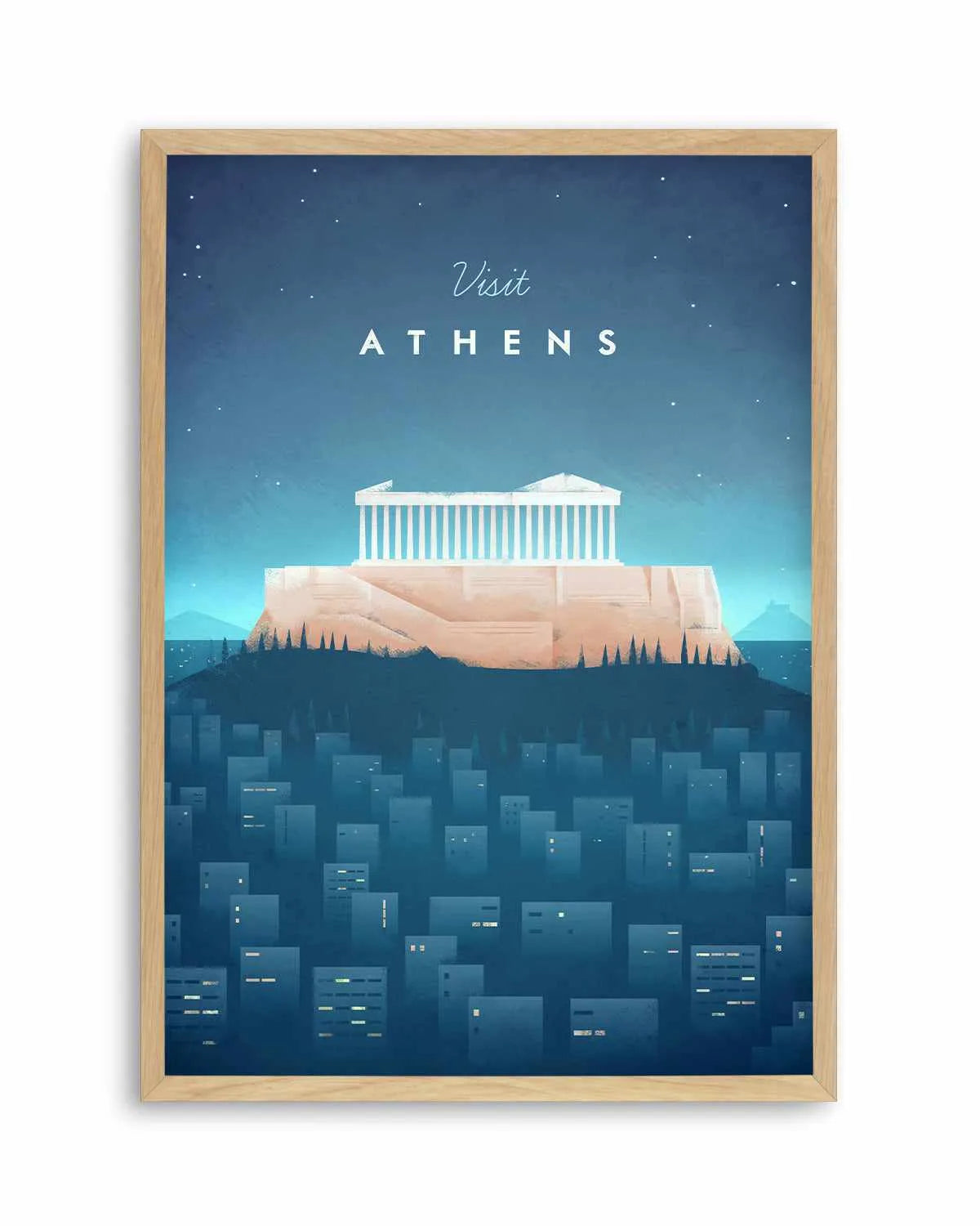 Athens by Henry Rivers Art Print from Olive et Oriel where you can shop wallpaper and artworks online