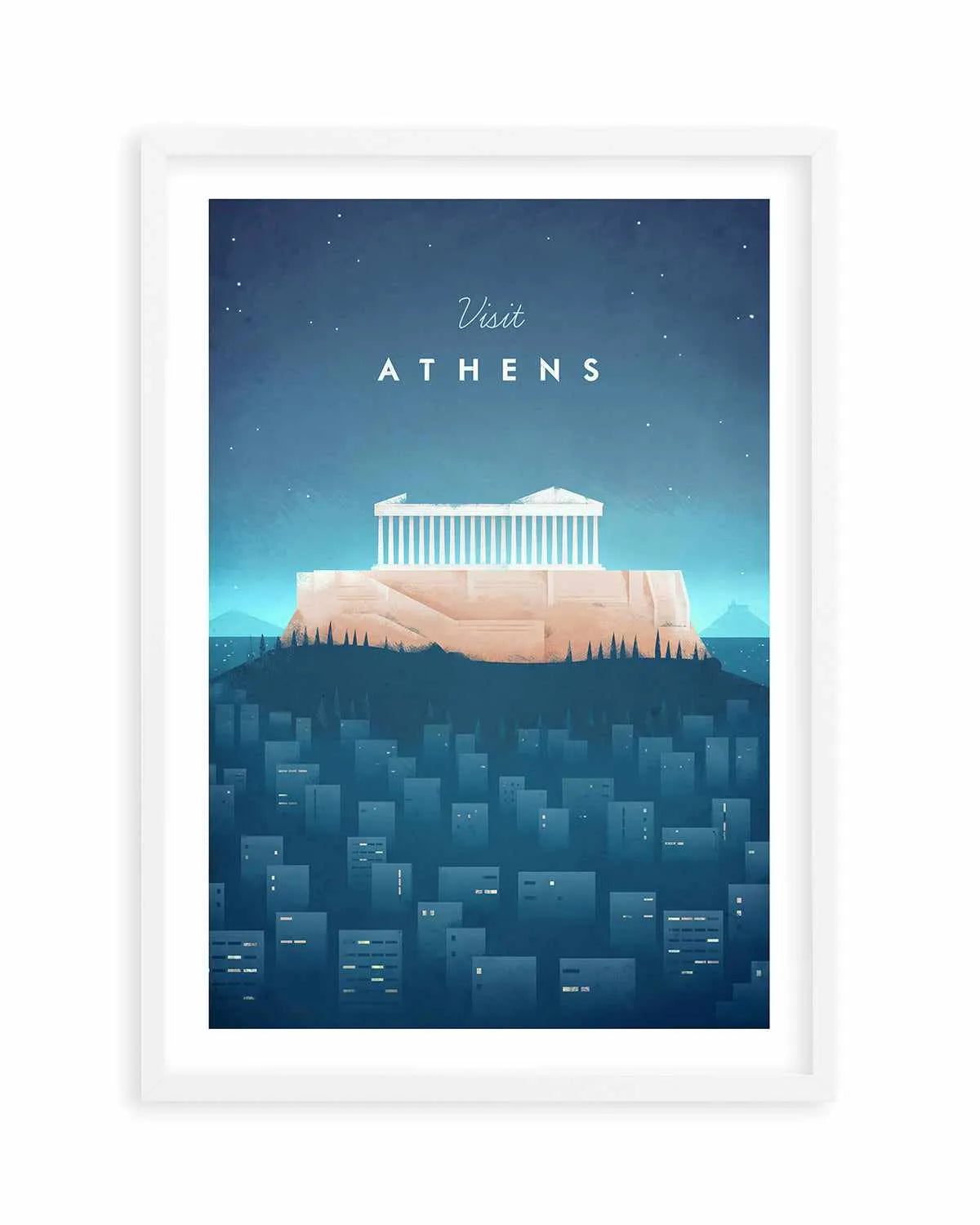 Athens by Henry Rivers Art Print from Olive et Oriel where you can shop wallpaper and artworks online