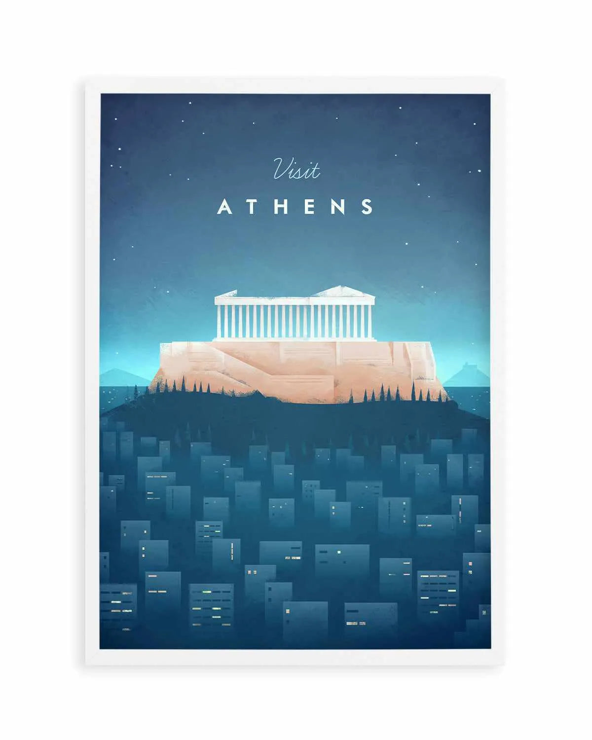 Athens by Henry Rivers Art Print from Olive et Oriel where you can shop wallpaper and artworks online