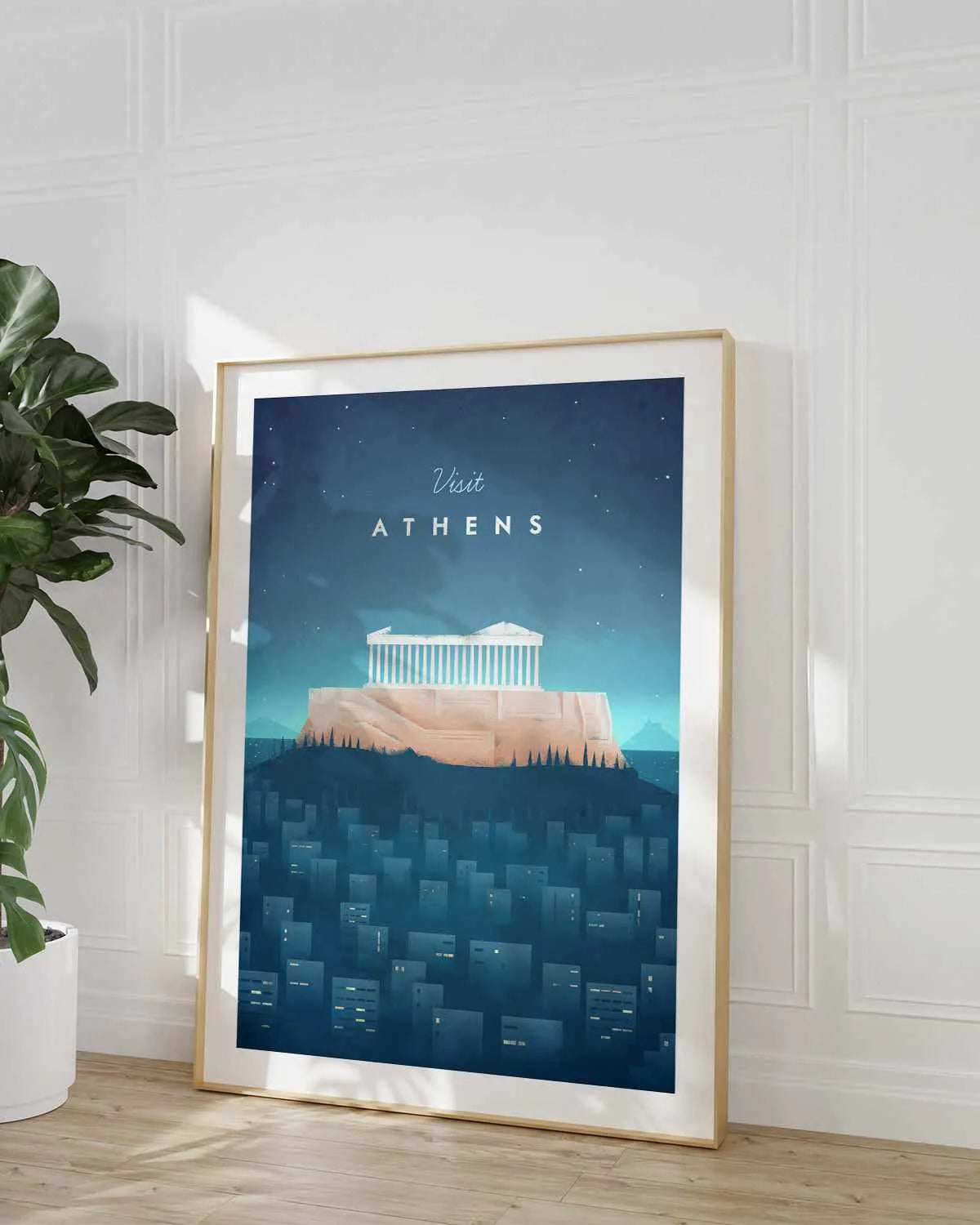 Athens by Henry Rivers Art Print from Olive et Oriel where you can shop wallpaper and artworks online