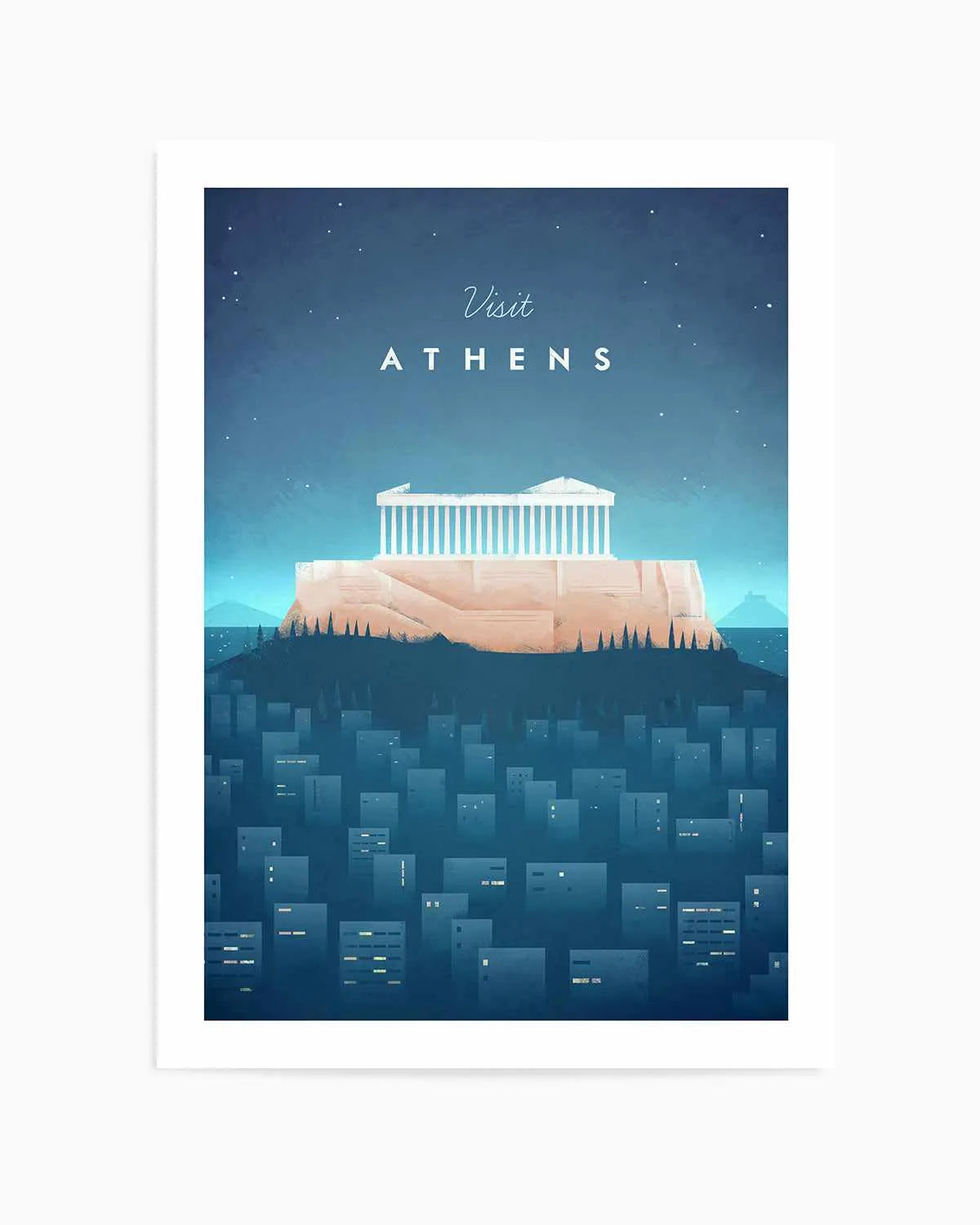 Athens by Henry Rivers Art Print from Olive et Oriel where you can shop wallpaper and artworks online