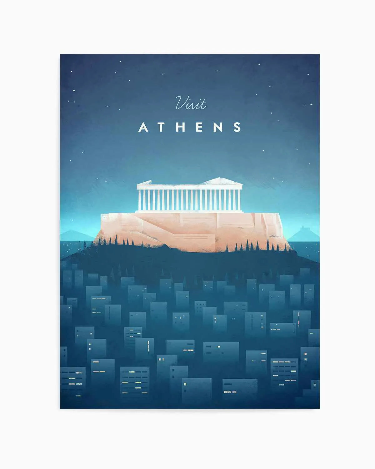 Athens by Henry Rivers Art Print from Olive et Oriel where you can shop wallpaper and artworks online