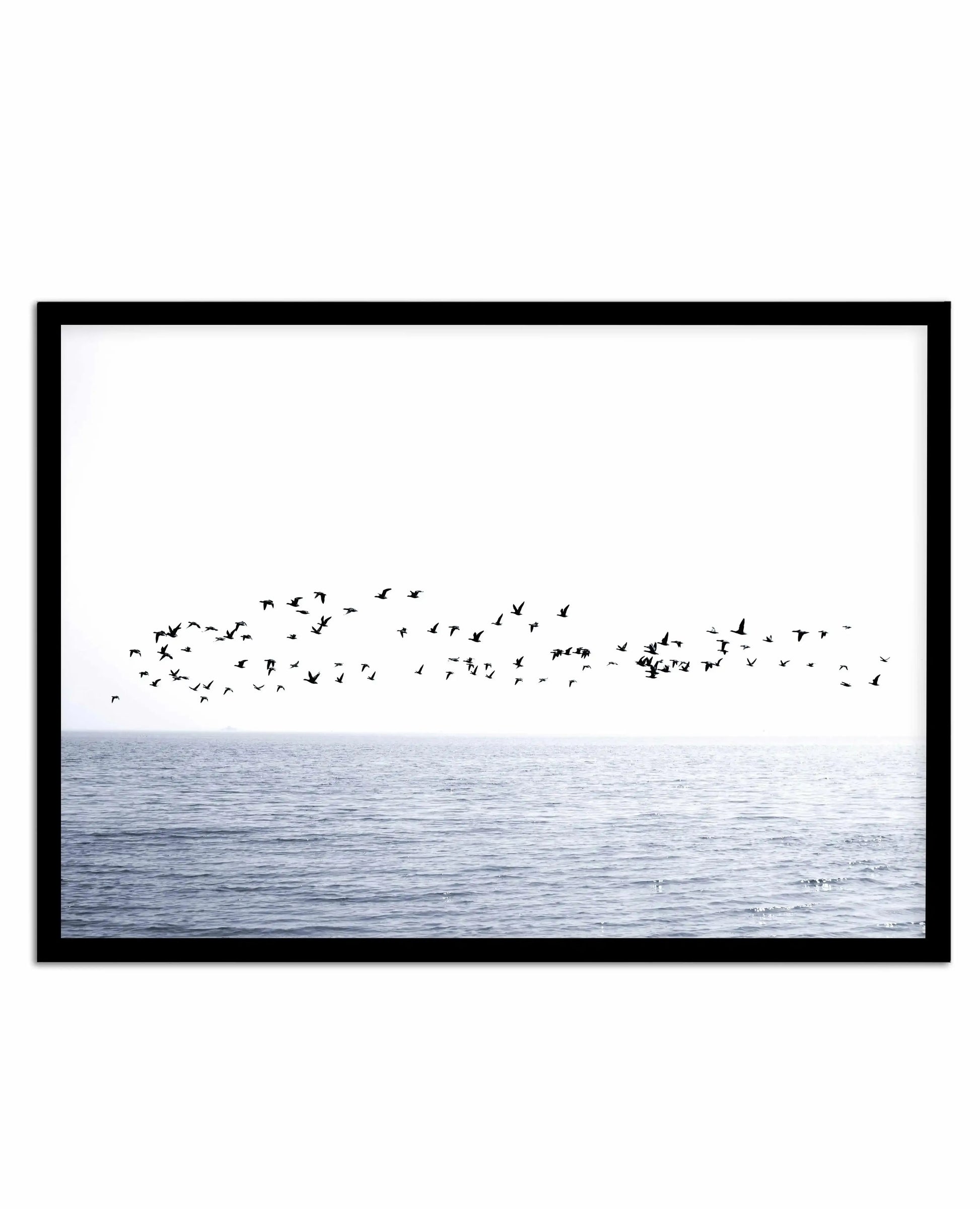 Atlantic | LS Art Print-PRINT-Olive et Oriel-Olive et Oriel-A4 | 8.3" x 11.7" | 21 x 29.7cm-Black-With White Border-Buy-Australian-Art-Prints-Online-with-Olive-et-Oriel-Your-Artwork-Specialists-Austrailia-Decorate-With-Coastal-Photo-Wall-Art-Prints-From-Our-Beach-House-Artwork-Collection-Fine-Poster-and-Framed-Artwork