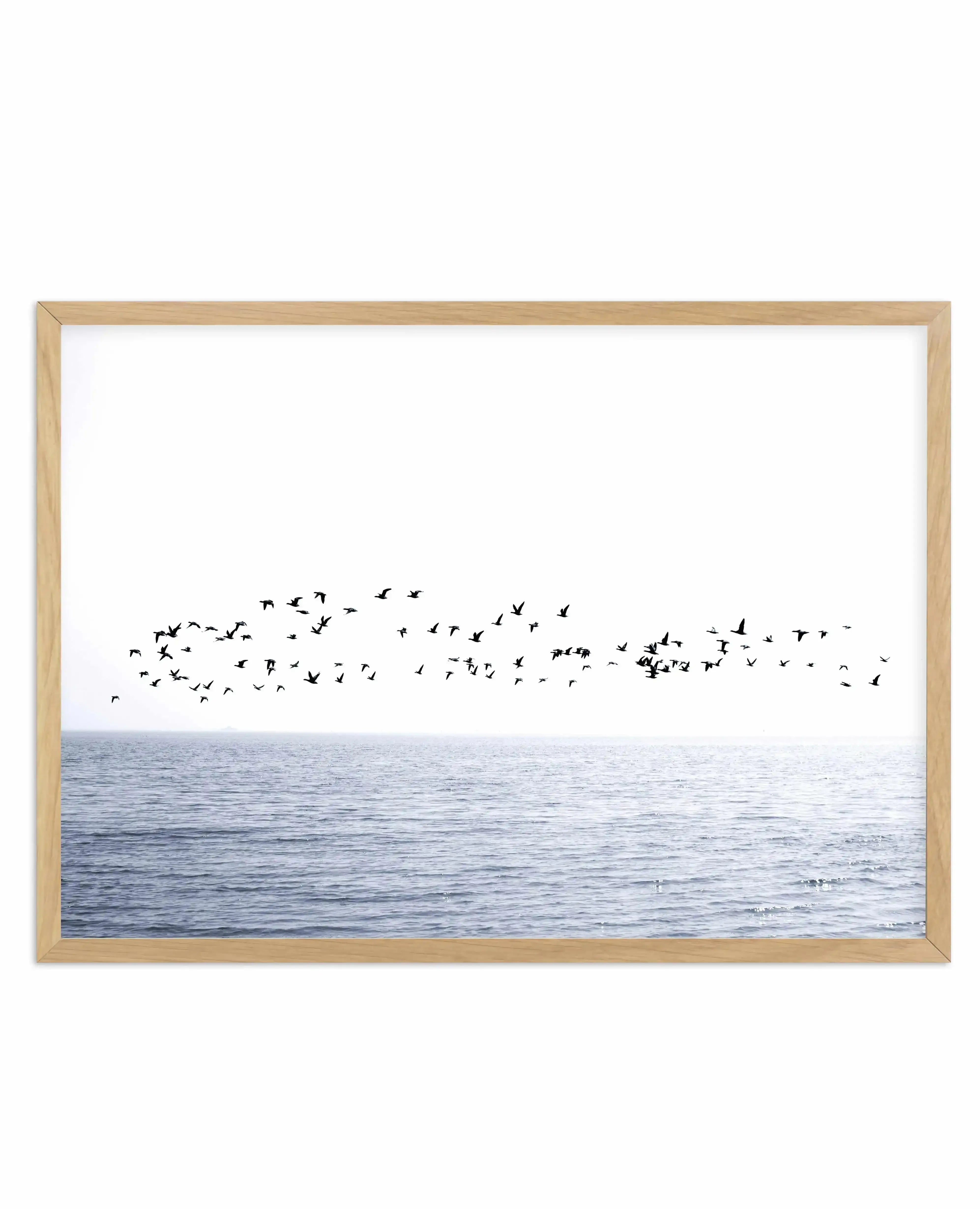 Atlantic | LS Art Print-PRINT-Olive et Oriel-Olive et Oriel-A4 | 8.3" x 11.7" | 21 x 29.7cm-Oak-With White Border-Buy-Australian-Art-Prints-Online-with-Olive-et-Oriel-Your-Artwork-Specialists-Austrailia-Decorate-With-Coastal-Photo-Wall-Art-Prints-From-Our-Beach-House-Artwork-Collection-Fine-Poster-and-Framed-Artwork