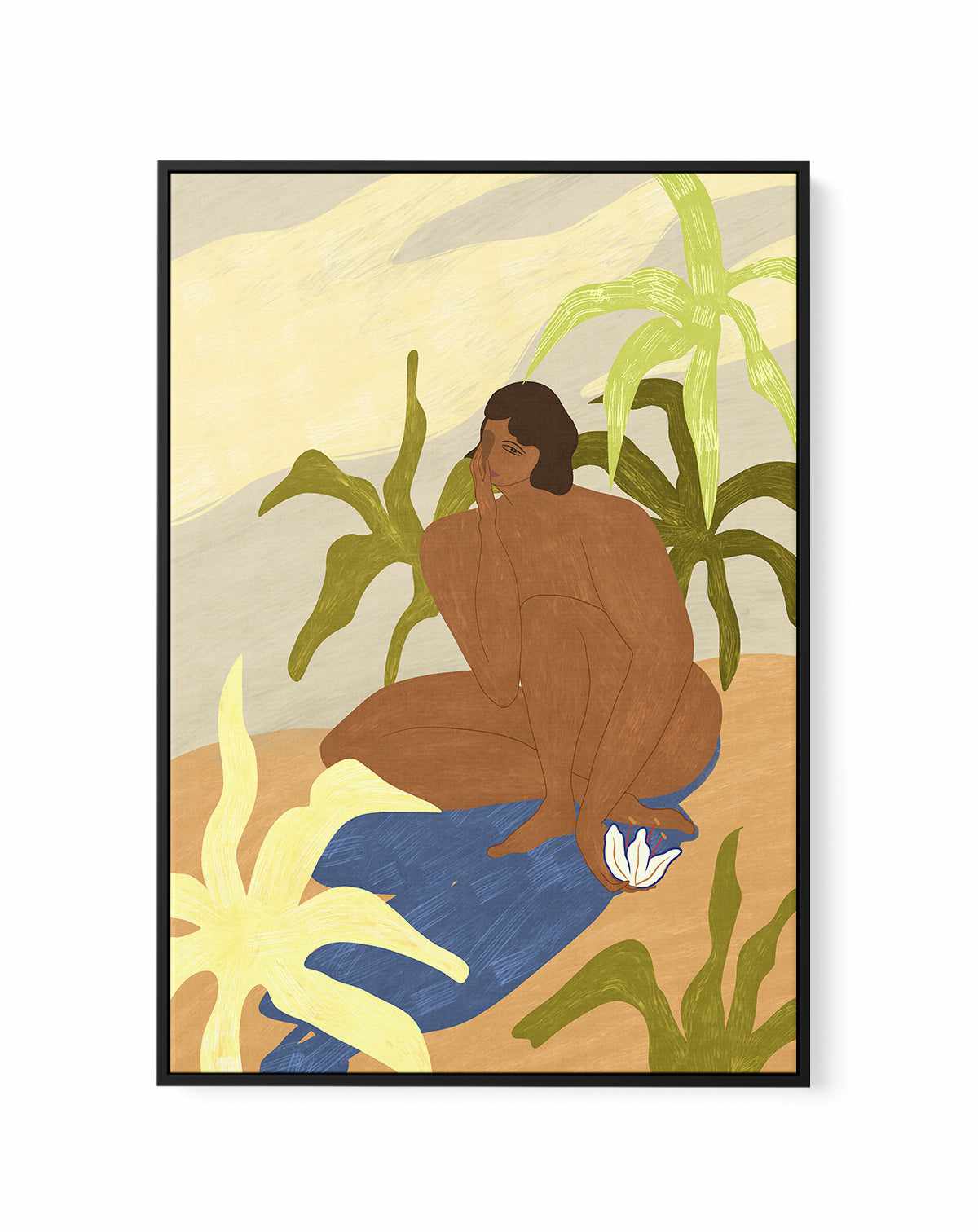 Au Naturel by Arty Guava | Framed Canvas Art Print