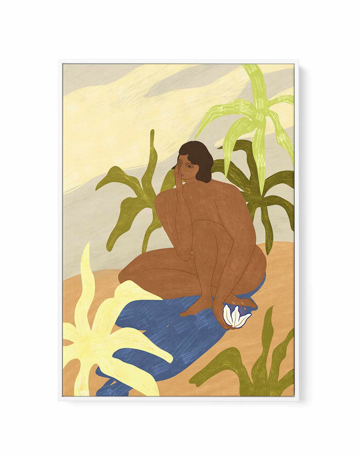 Au Naturel by Arty Guava | Framed Canvas Art Print