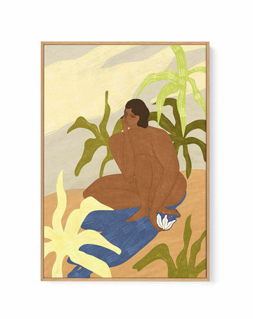 Au Naturel by Arty Guava | Framed Canvas Art Print from Olive et Oriel where you can shop wallpaper and artworks online