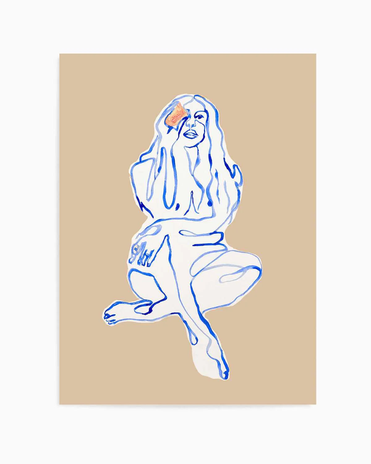 Aubrey II by Maku Fenaroli | Art Print from Olive et Oriel where you can shop wallpaper and artworks online