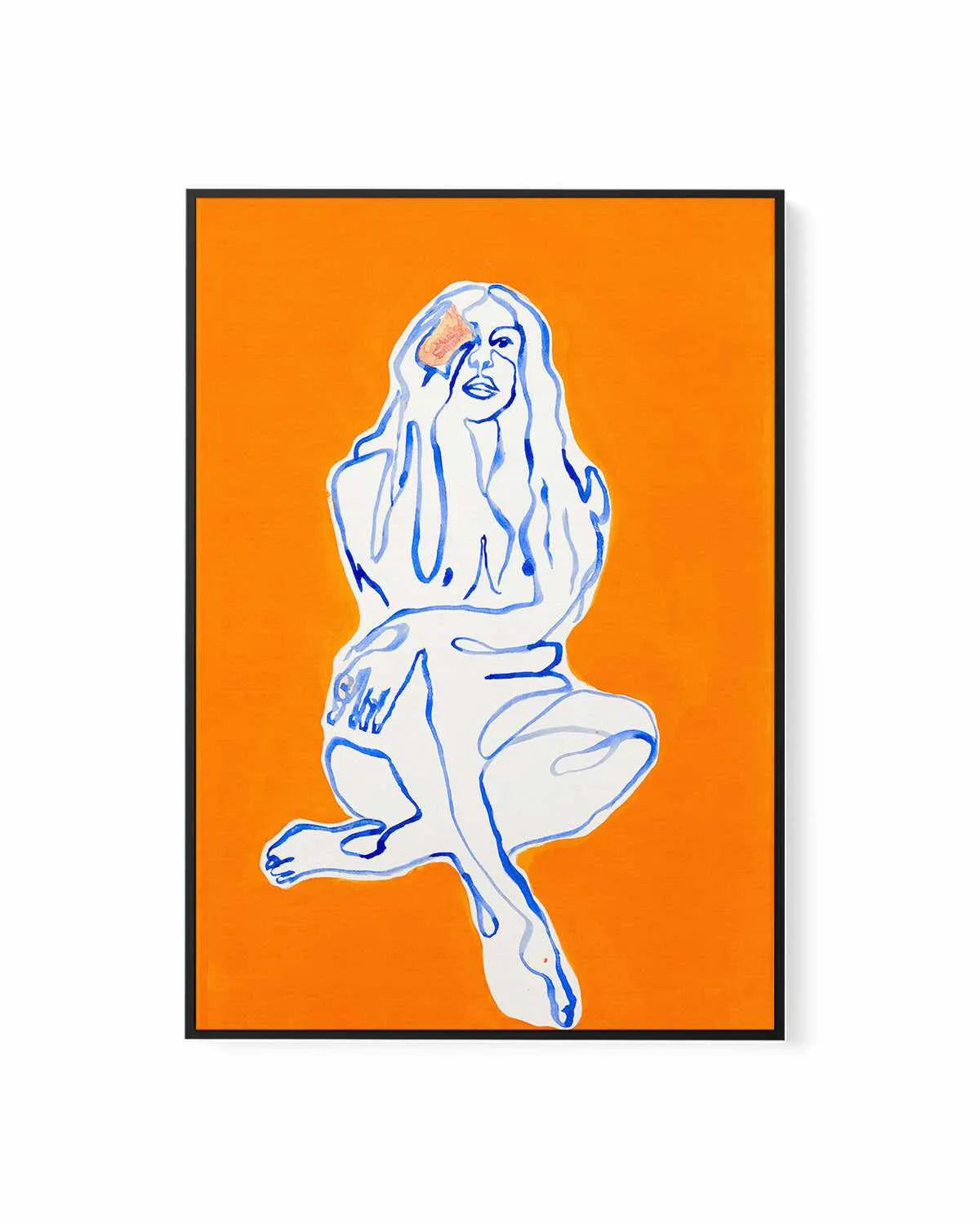 Aubrey by Maku Fenaroli | Framed Canvas Art Print from Olive et Oriel where you can shop wallpaper and artworks online