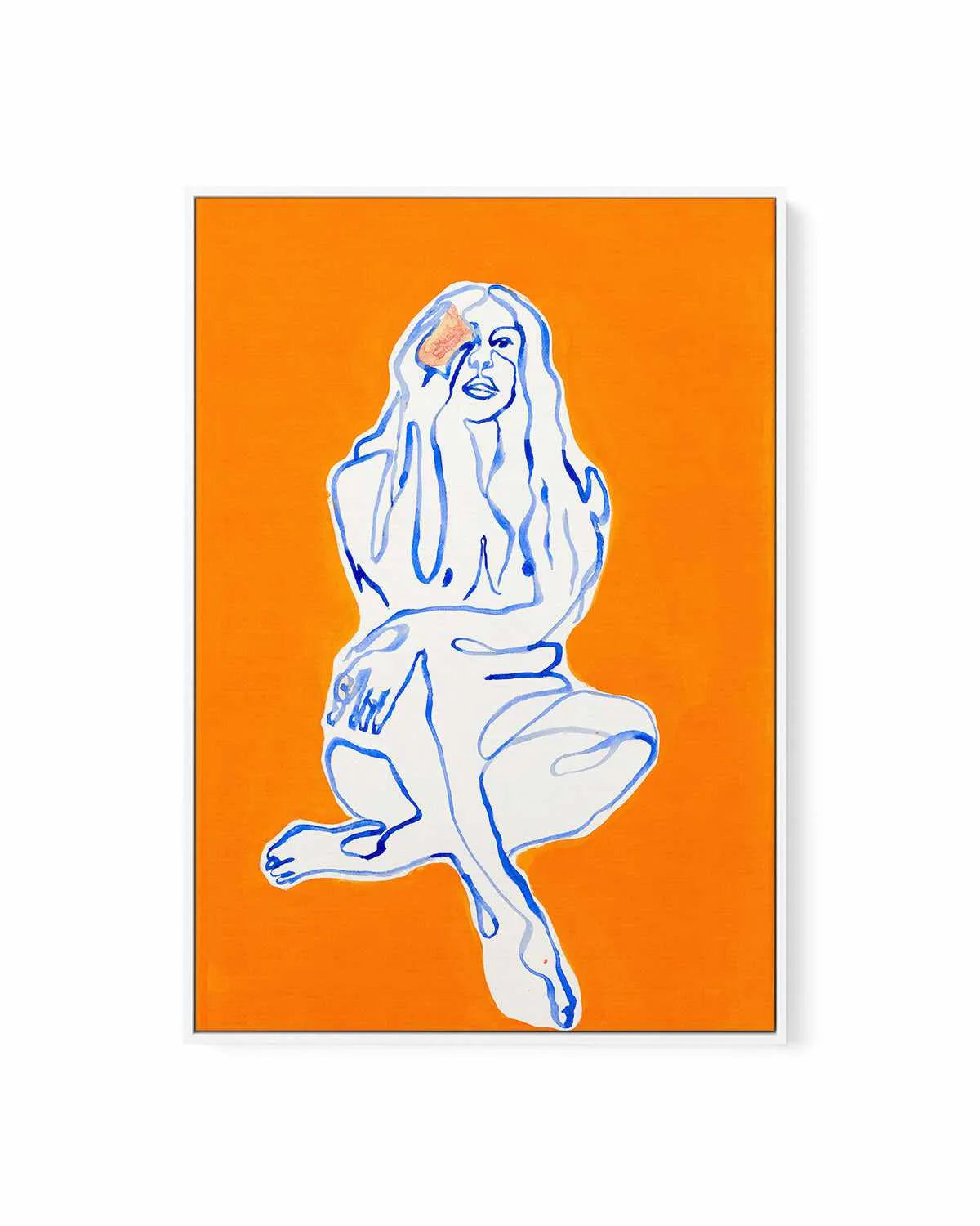 Aubrey by Maku Fenaroli | Framed Canvas Art Print from Olive et Oriel where you can shop wallpaper and artworks online