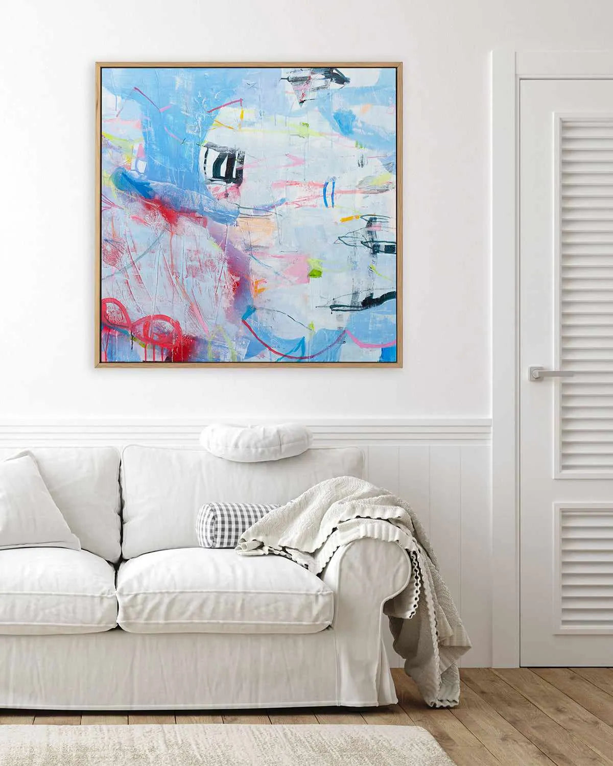 Aura by Antonia Tzenova | Framed Canvas Art Print from Olive et Oriel where you can shop wallpaper and artworks online