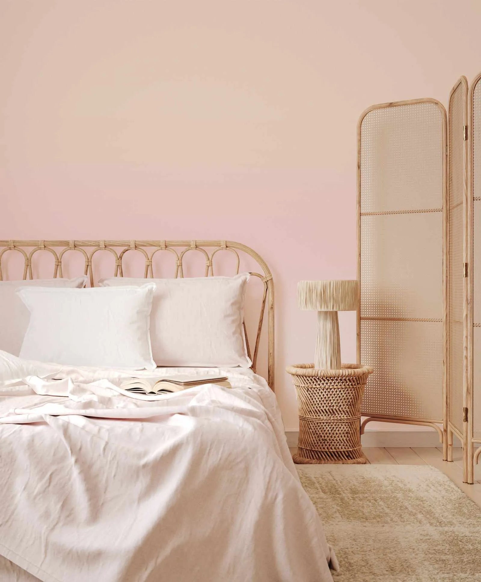 Aura in Pink Sands Wallpaper from Olive et Oriel where you can shop wallpaper and artworks online