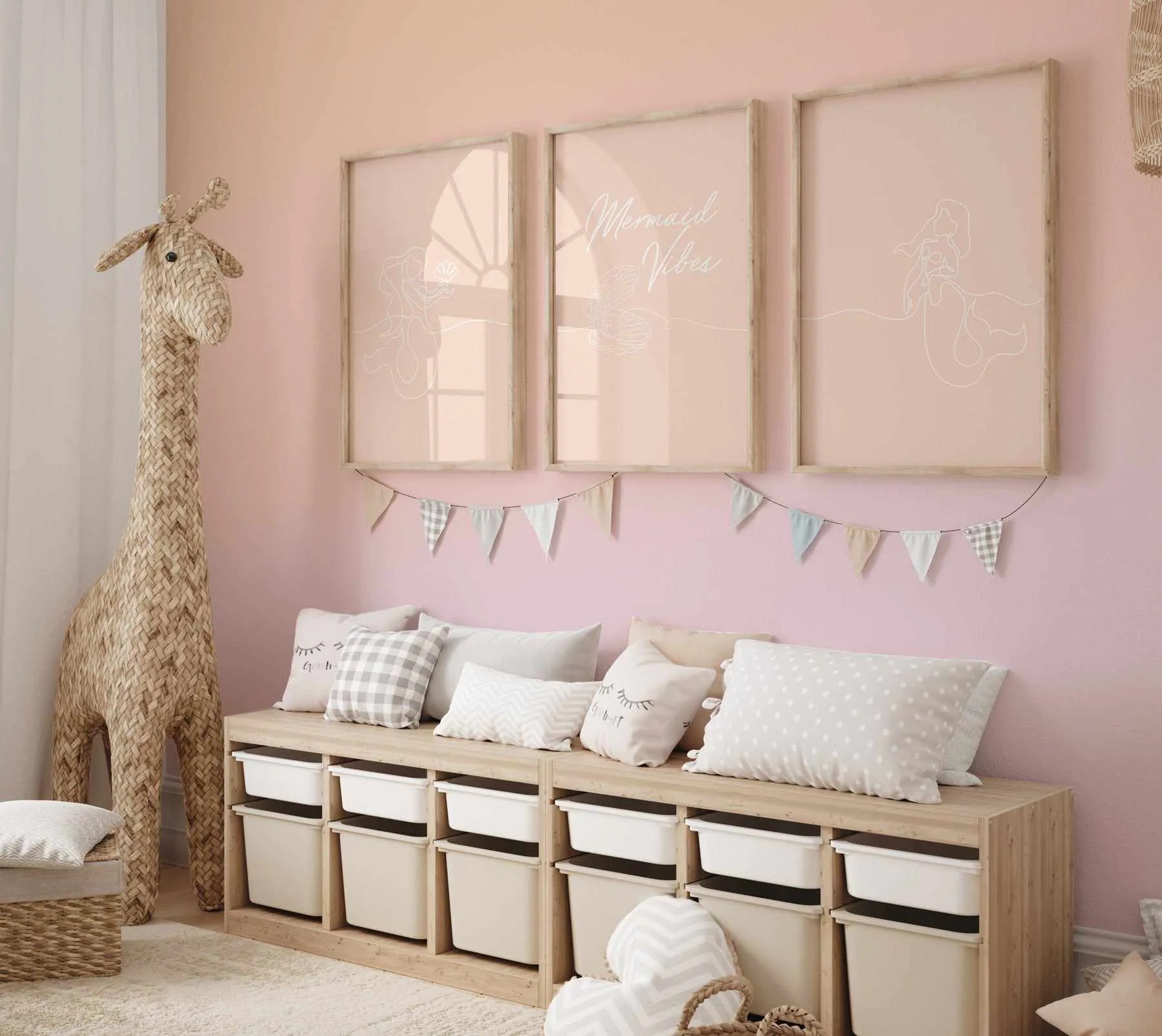 Aura in Silky Pink Wallpaper from Olive et Oriel where you can shop wallpaper and artworks online