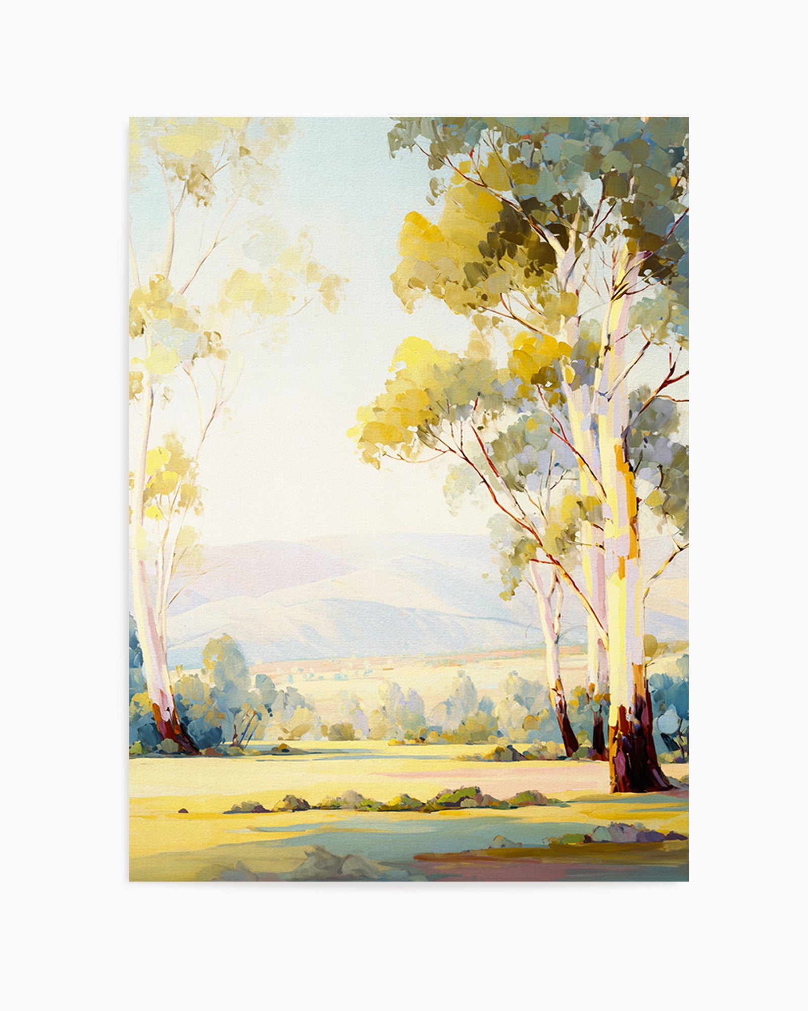 Australian Eucalyptus Trees I | Art Print from Olive et Oriel where you can shop wallpaper and artworks online