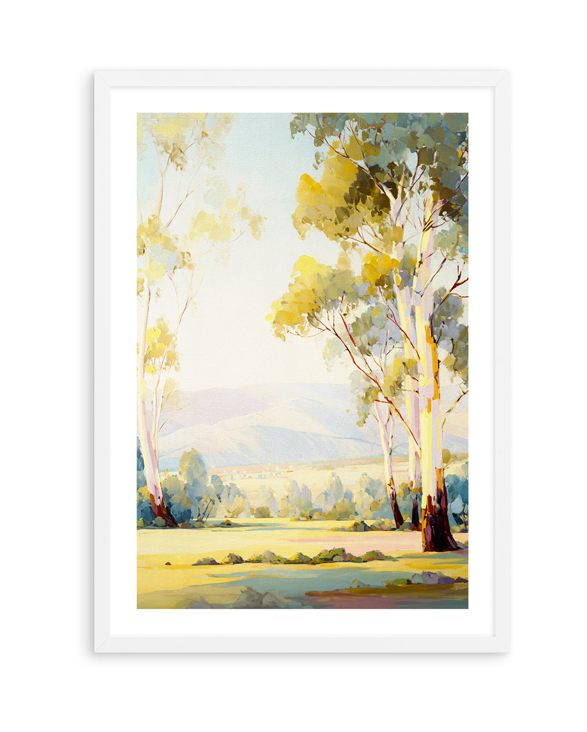 Australian Eucalyptus Trees I | Art Print from Olive et Oriel where you can shop wallpaper and artworks online