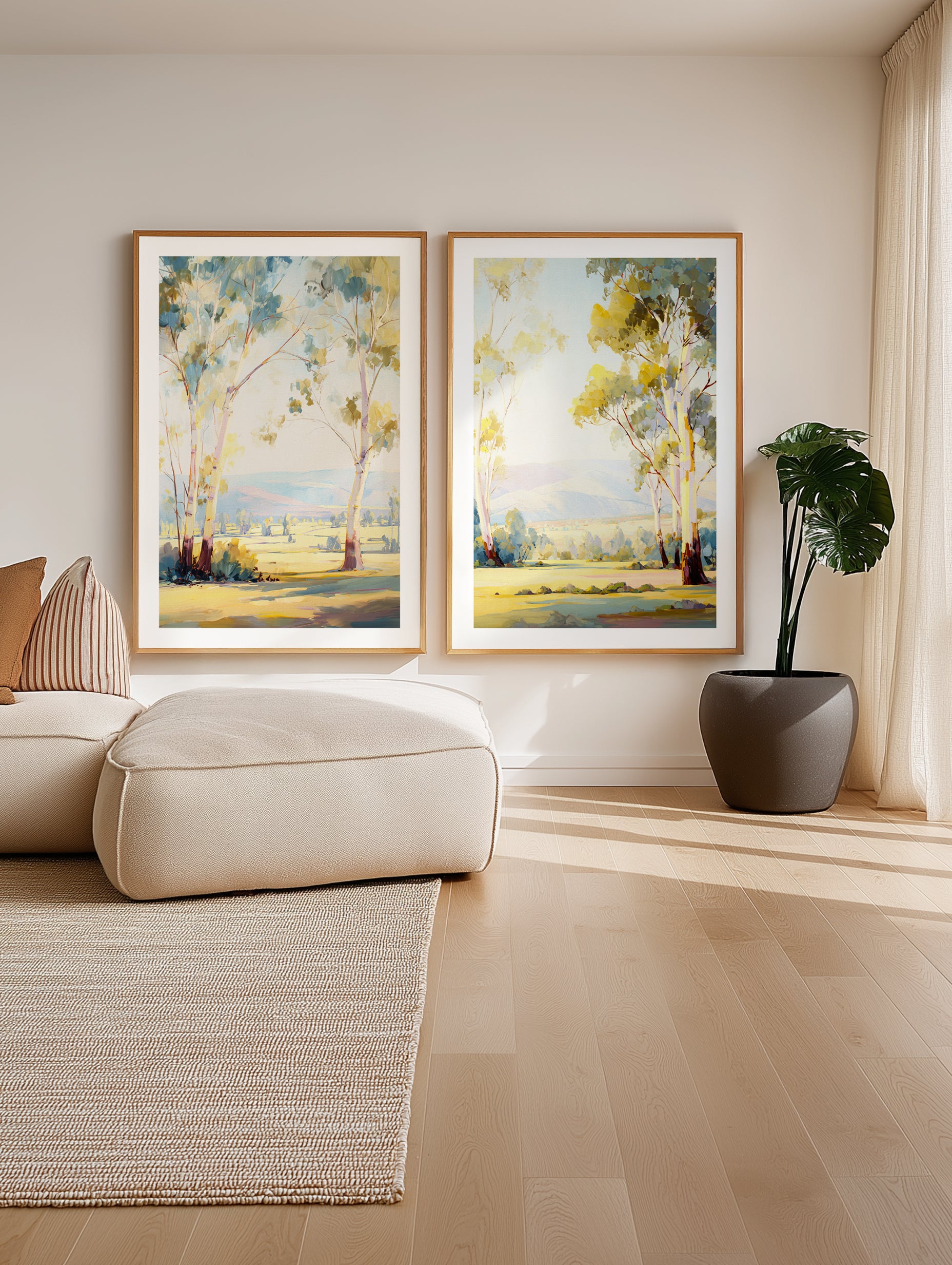 Australian Eucalyptus Trees I | Art Print from Olive et Oriel where you can shop wallpaper and artworks online