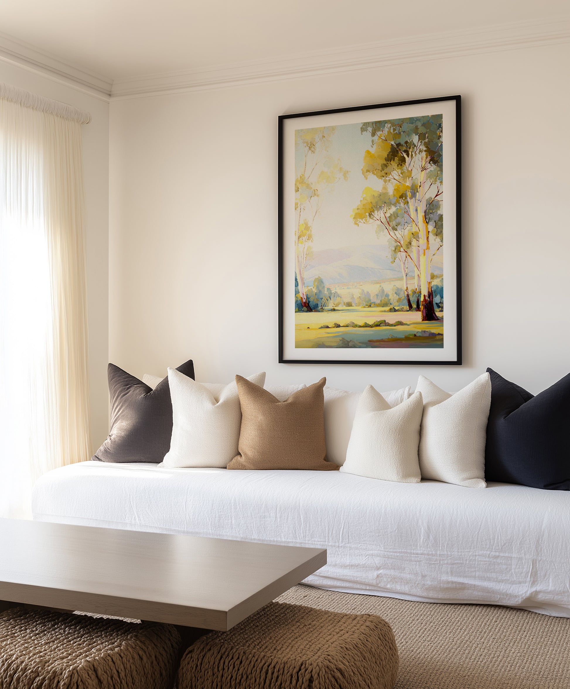 Australian Eucalyptus Trees I | Art Print from Olive et Oriel where you can shop wallpaper and artworks online