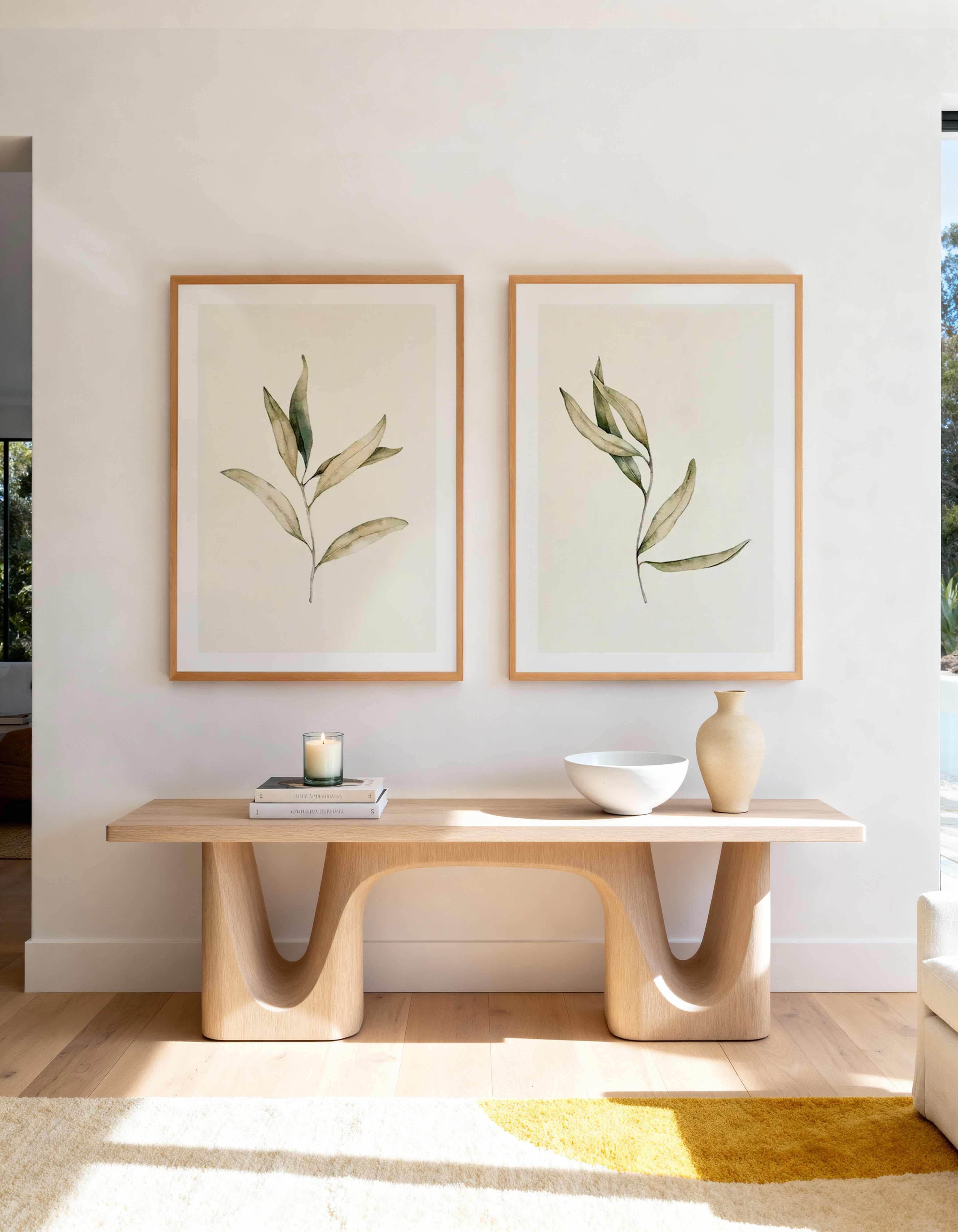 Australian Foliage I & II Art Print Set of 2 | Matching Wall Art from Olive et Oriel where you can shop wallpaper and artworks online