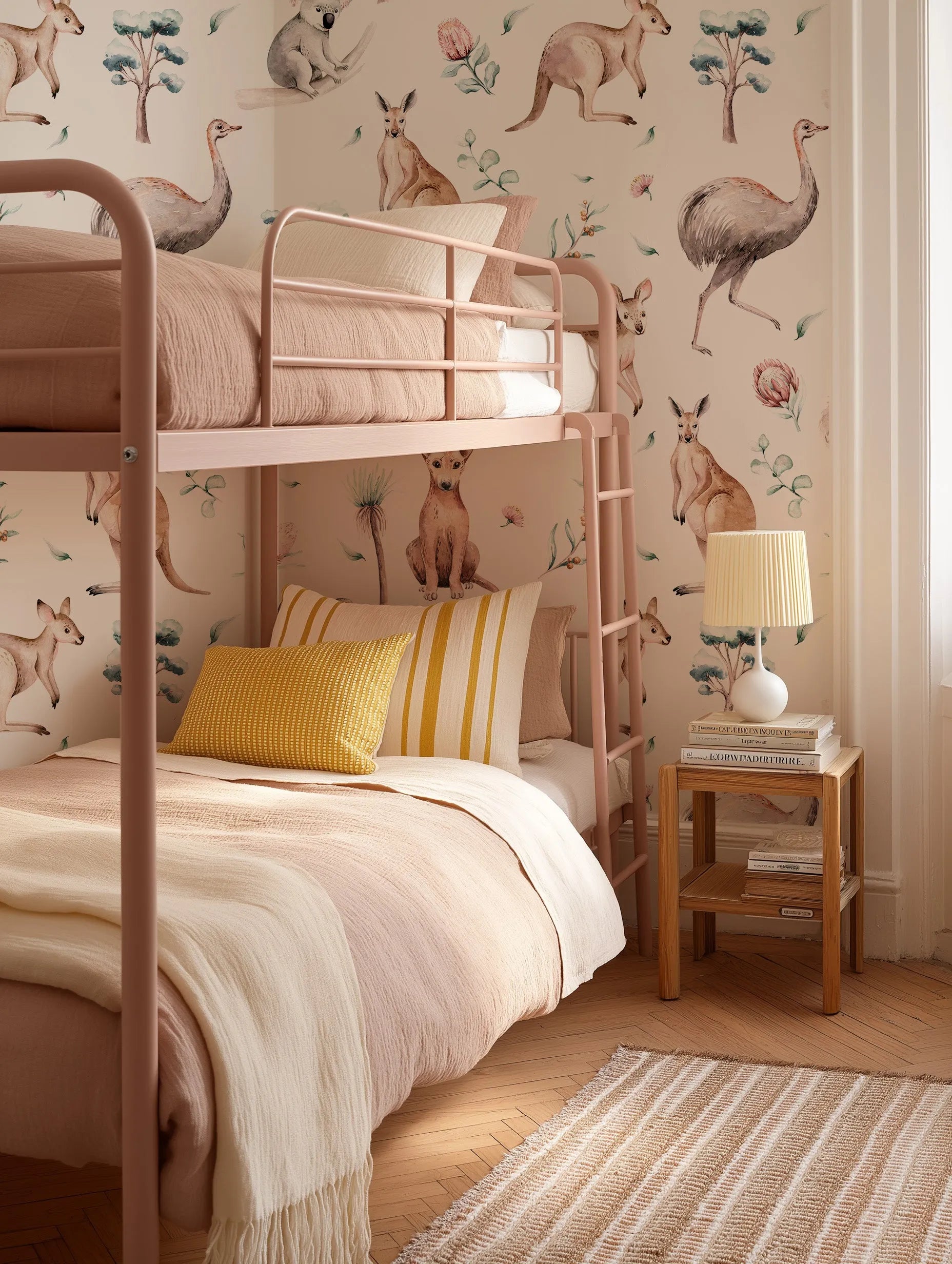 Australian Wildlife Wallpaper from Olive et Oriel where you can shop wallpaper and artworks online