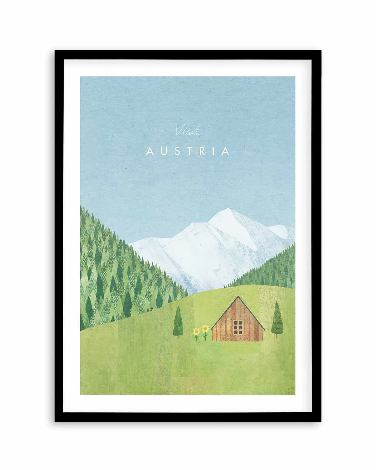 Austria by Henry Rivers Art Print from Olive et Oriel where you can shop wallpaper and artworks online