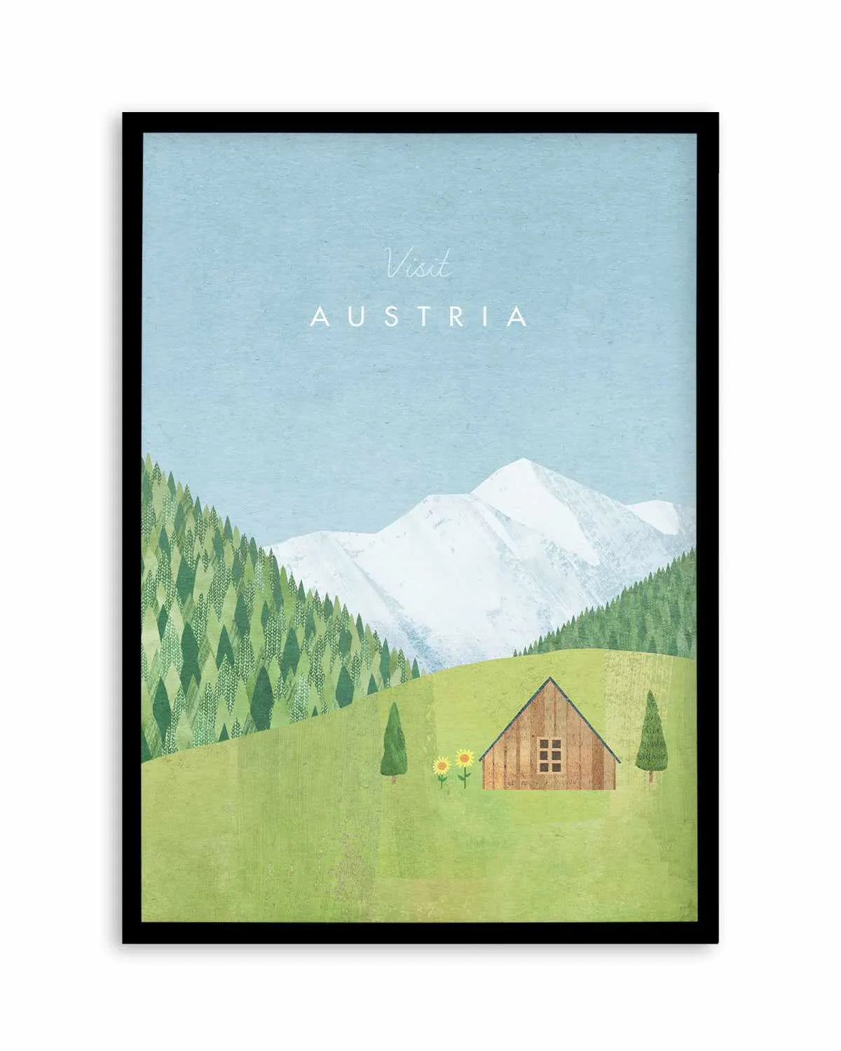 Austria by Henry Rivers Art Print from Olive et Oriel where you can shop wallpaper and artworks online