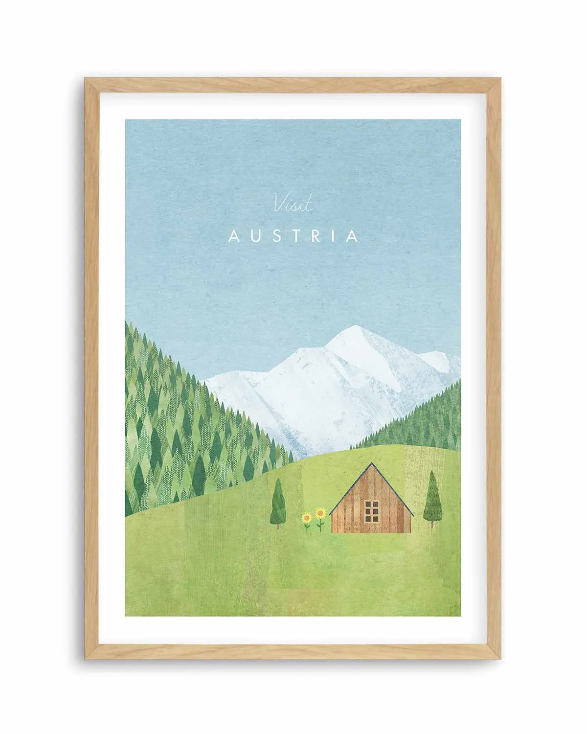 Austria by Henry Rivers Art Print from Olive et Oriel where you can shop wallpaper and artworks online