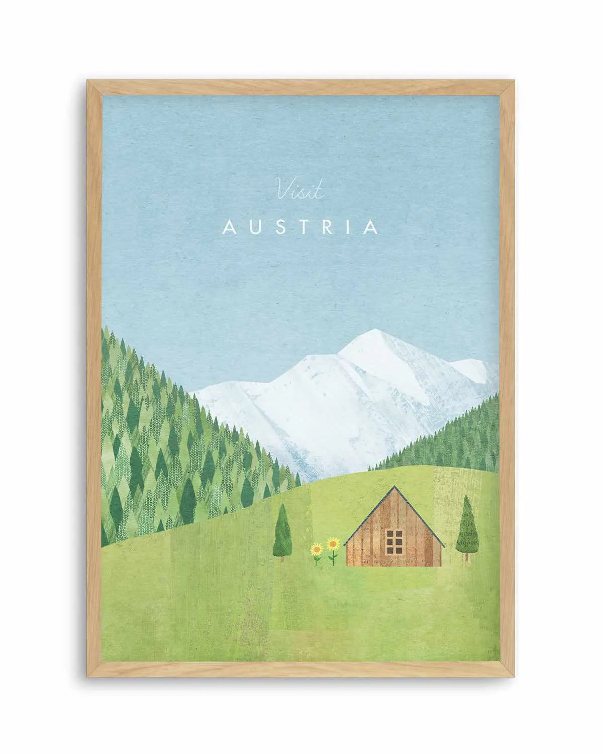 Austria by Henry Rivers Art Print from Olive et Oriel where you can shop wallpaper and artworks online
