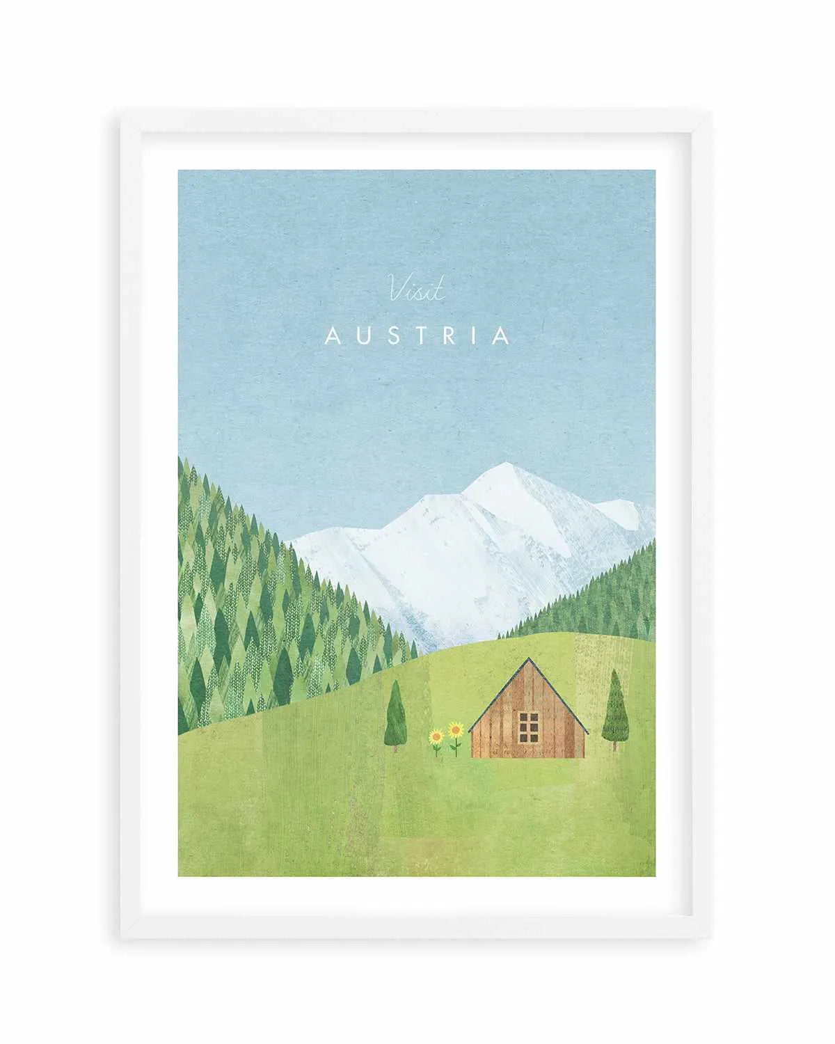 Austria by Henry Rivers Art Print from Olive et Oriel where you can shop wallpaper and artworks online