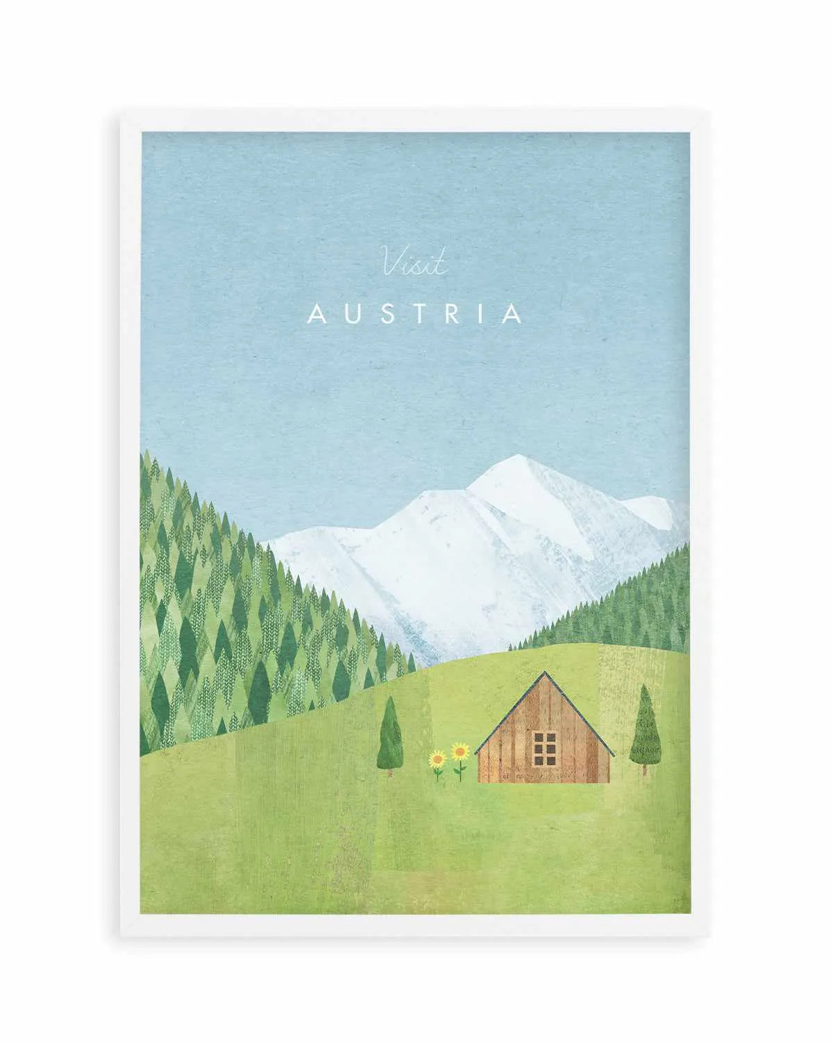 Austria by Henry Rivers Art Print from Olive et Oriel where you can shop wallpaper and artworks online