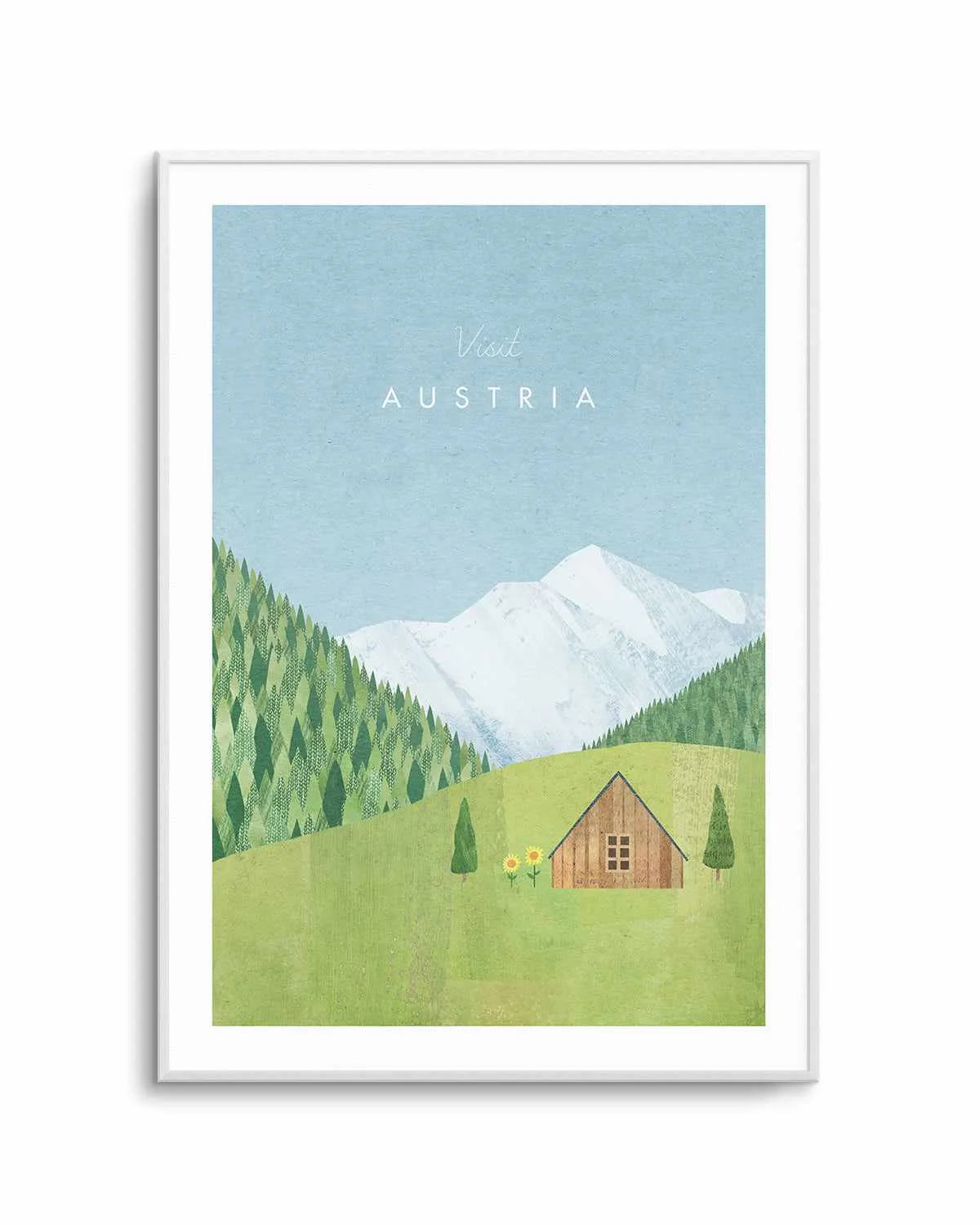 Austria by Henry Rivers Art Print from Olive et Oriel where you can shop wallpaper and artworks online