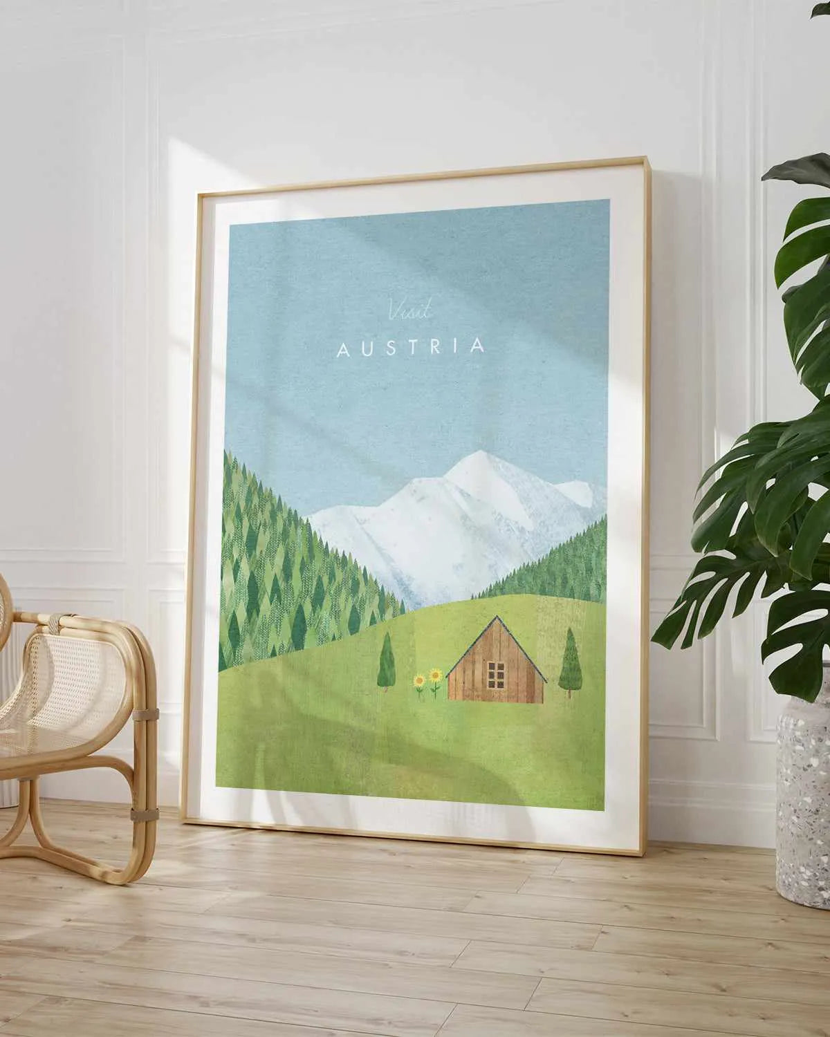 Austria by Henry Rivers Art Print from Olive et Oriel where you can shop wallpaper and artworks online