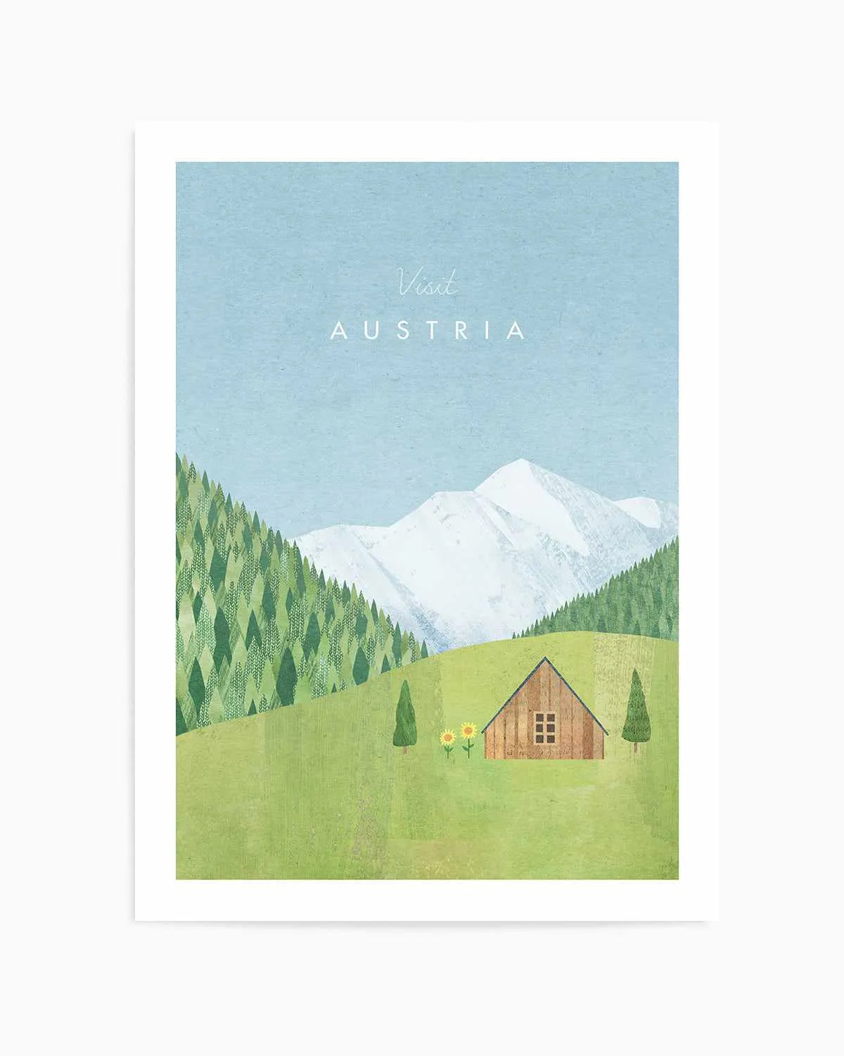 Austria by Henry Rivers Art Print from Olive et Oriel where you can shop wallpaper and artworks online