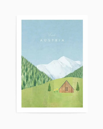 Austria by Henry Rivers Art Print from Olive et Oriel where you can shop wallpaper and artworks online